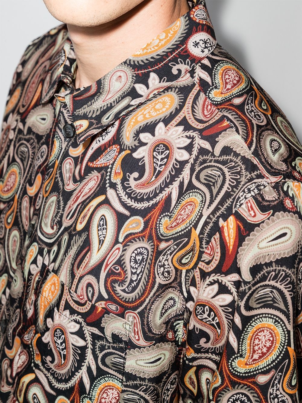 paisley-print Lyocell shirt - 4