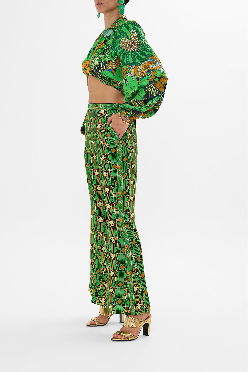 RELAXED FLARE PANT - 4