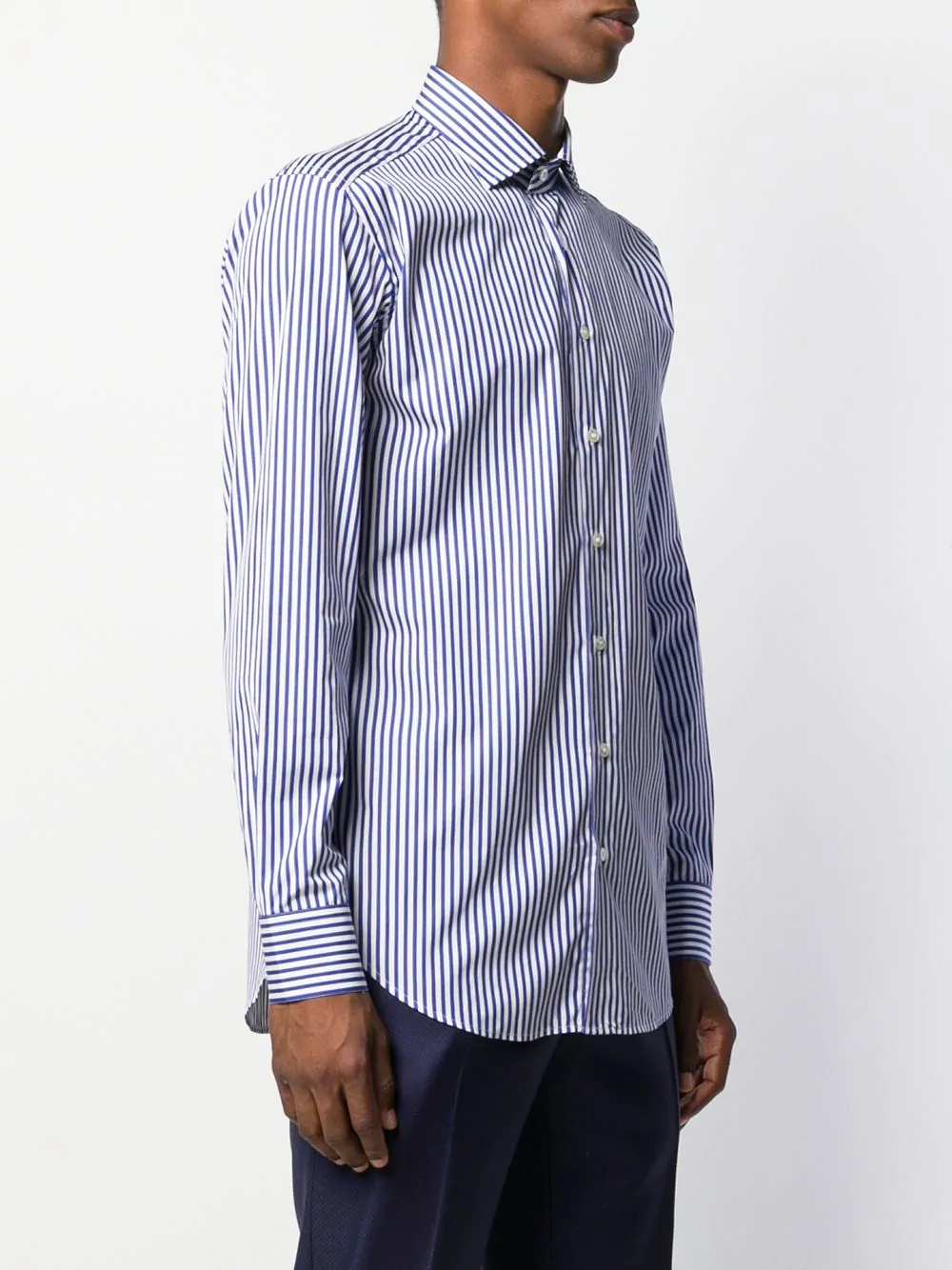 vertical stripe shirt - 3