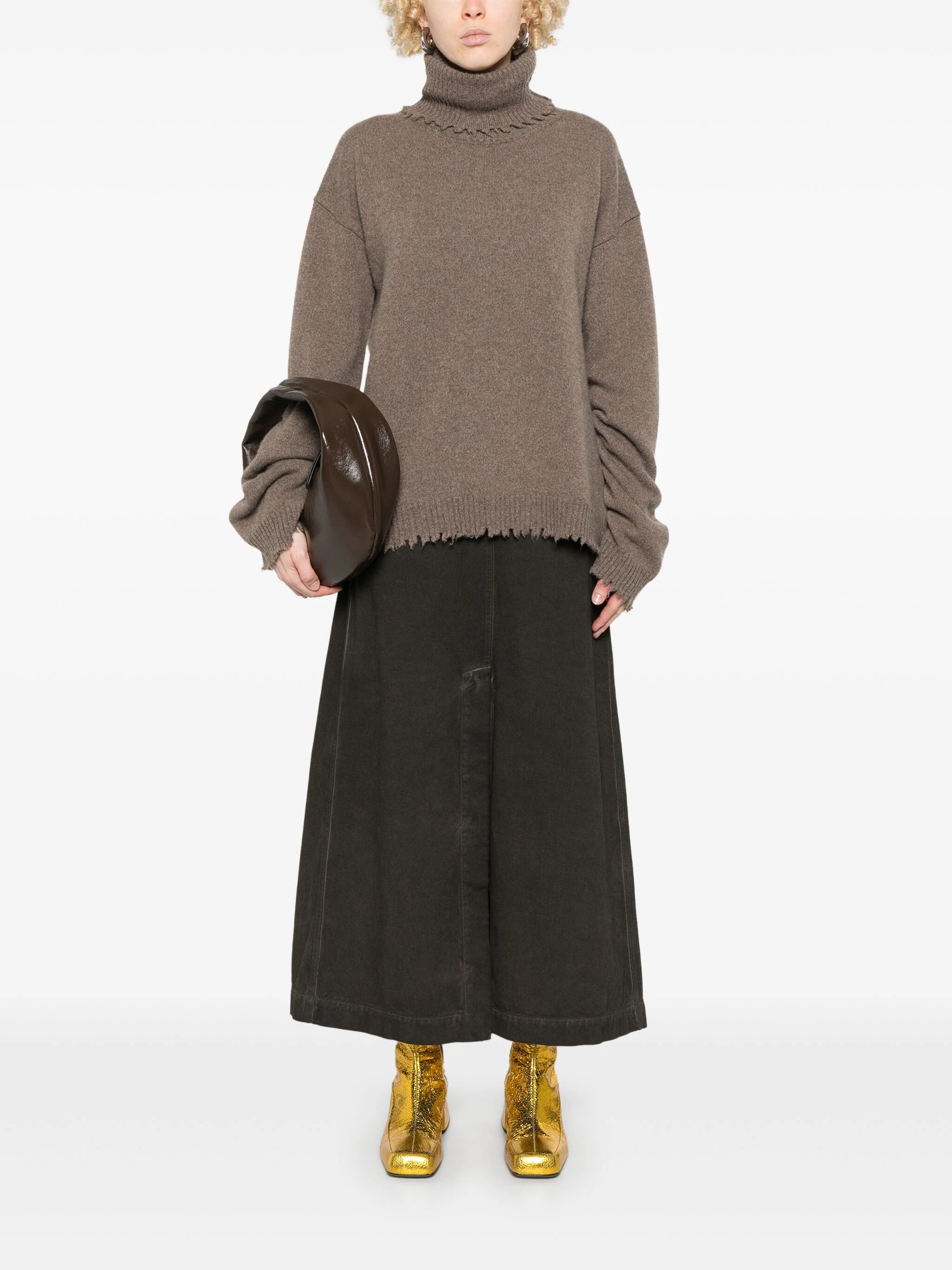 スカート UMA WANG FW24 JANE SKIRTS (UW2032 UW600) UW2032_UW600-5_a4c19323-71e5-