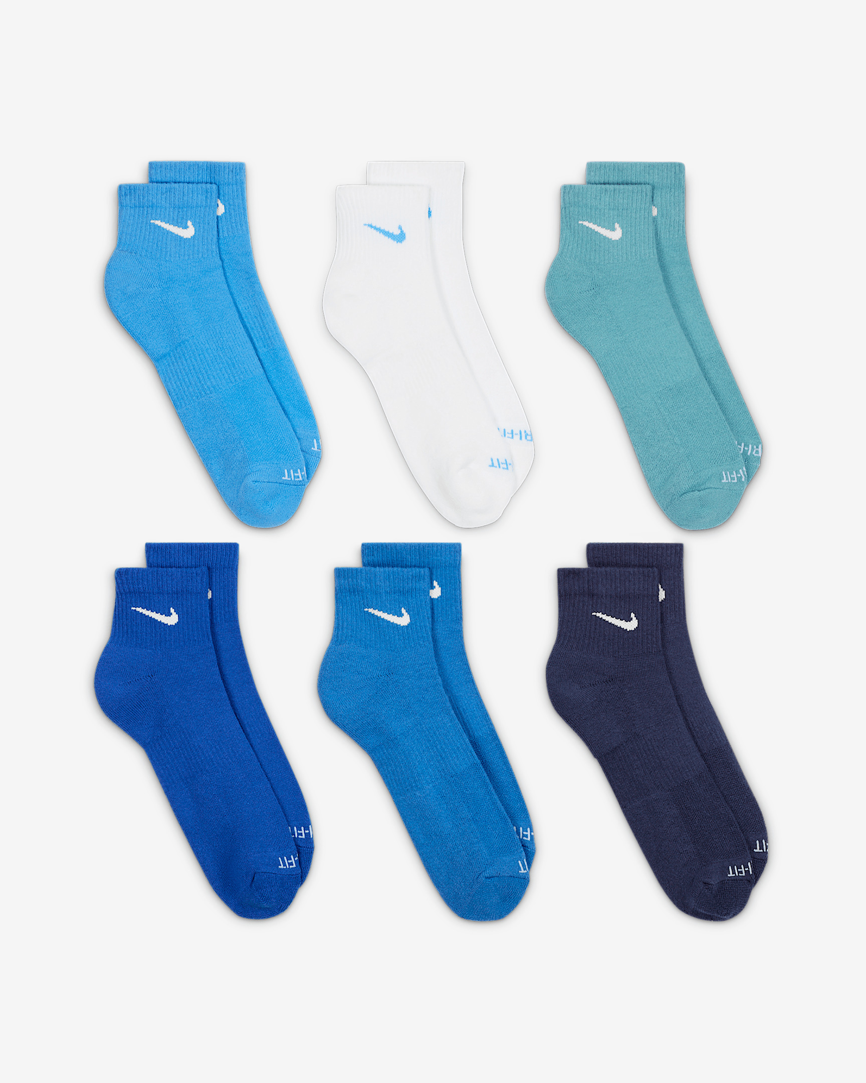 Nike Everyday Plus Cushioned Training Ankle Socks (6 Pairs) - 3