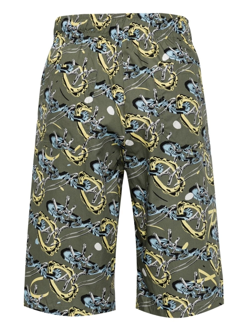 Vince graphic-print cotton shorts - 2