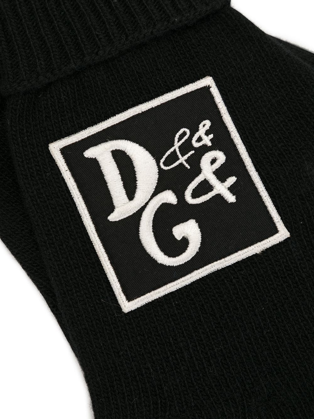 embroidered-logo gloves - 2