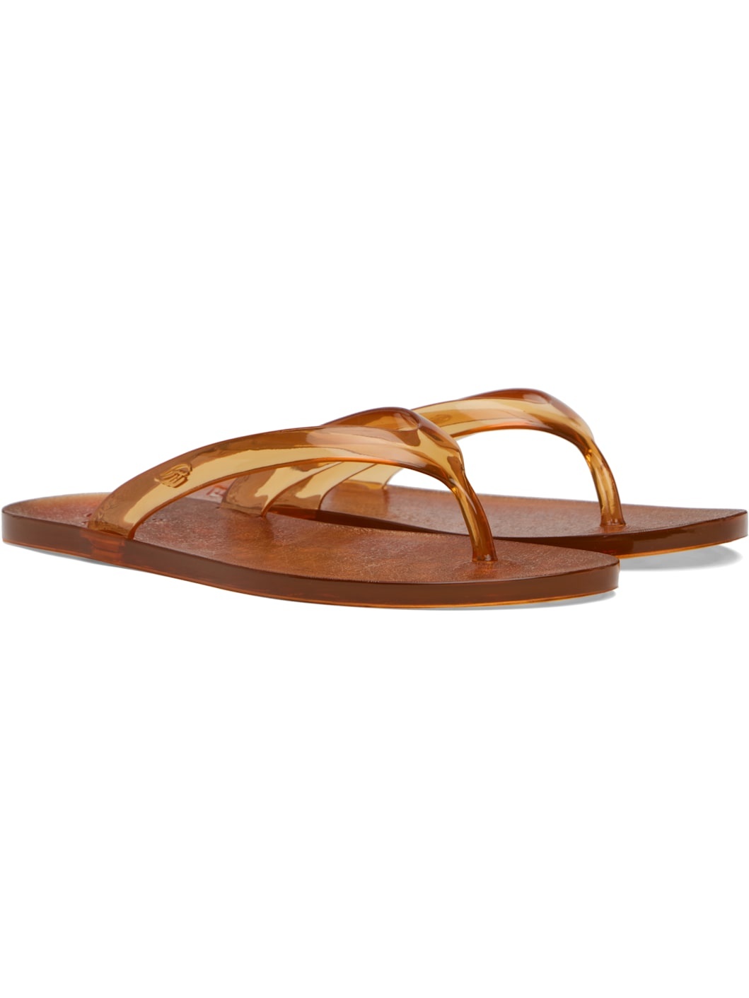 Brown Jelly Flip-Flops - 4
