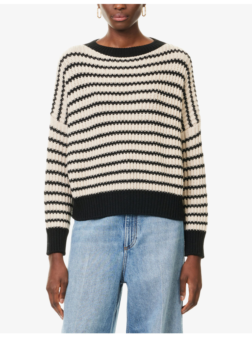 Ezor Striped Wool Jumper - 3