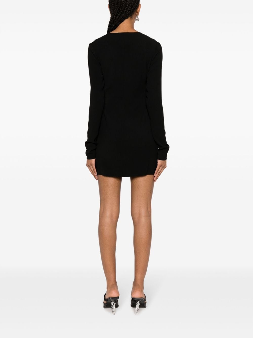 Seeran lace-up minidress - 4