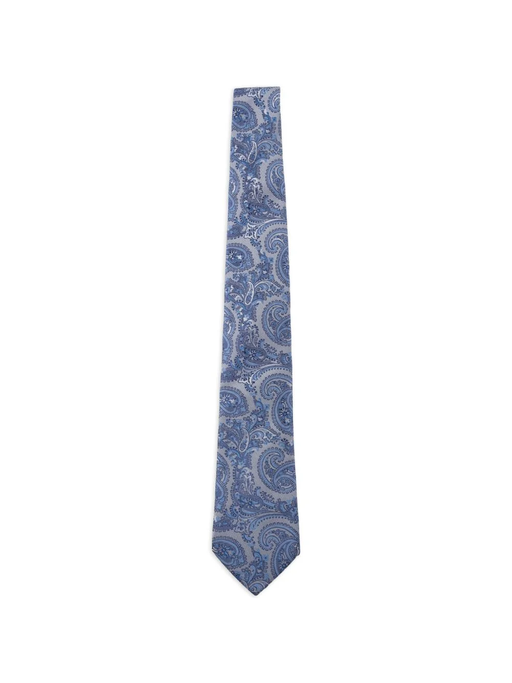paisley-pattern silk tie - 1