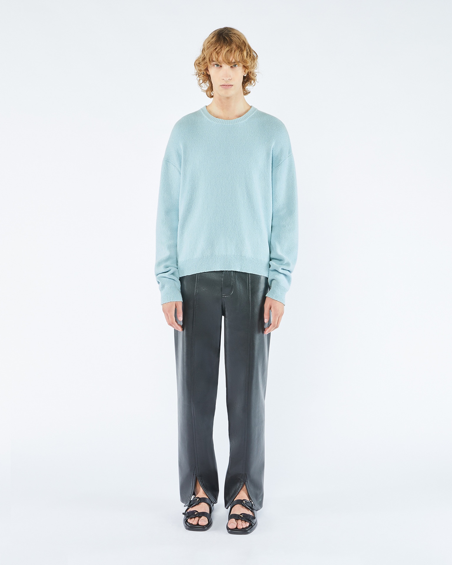 DASON - Terry-knit sweater - Sky - 1