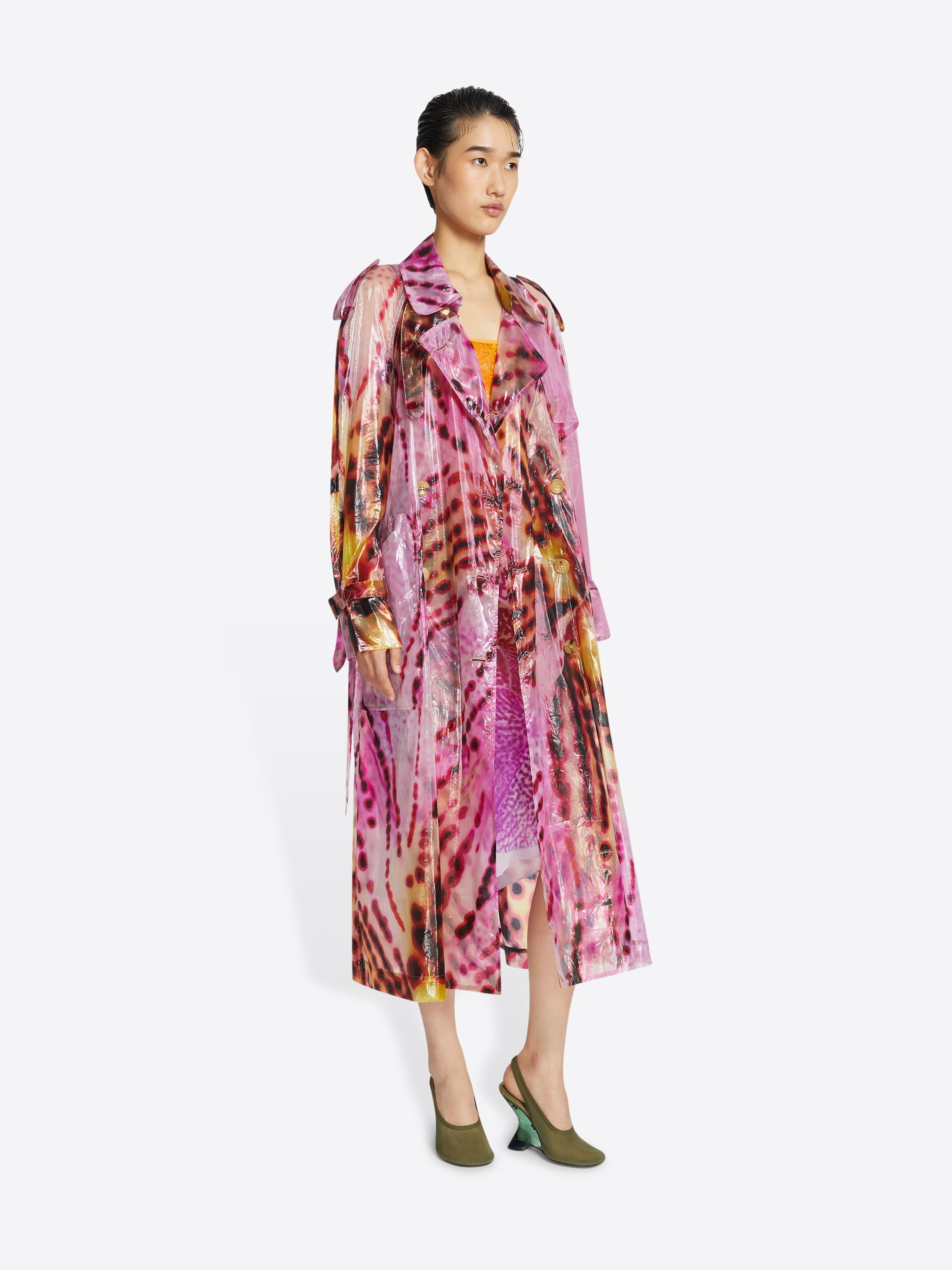 PRINTED TRENCH COAT - 3