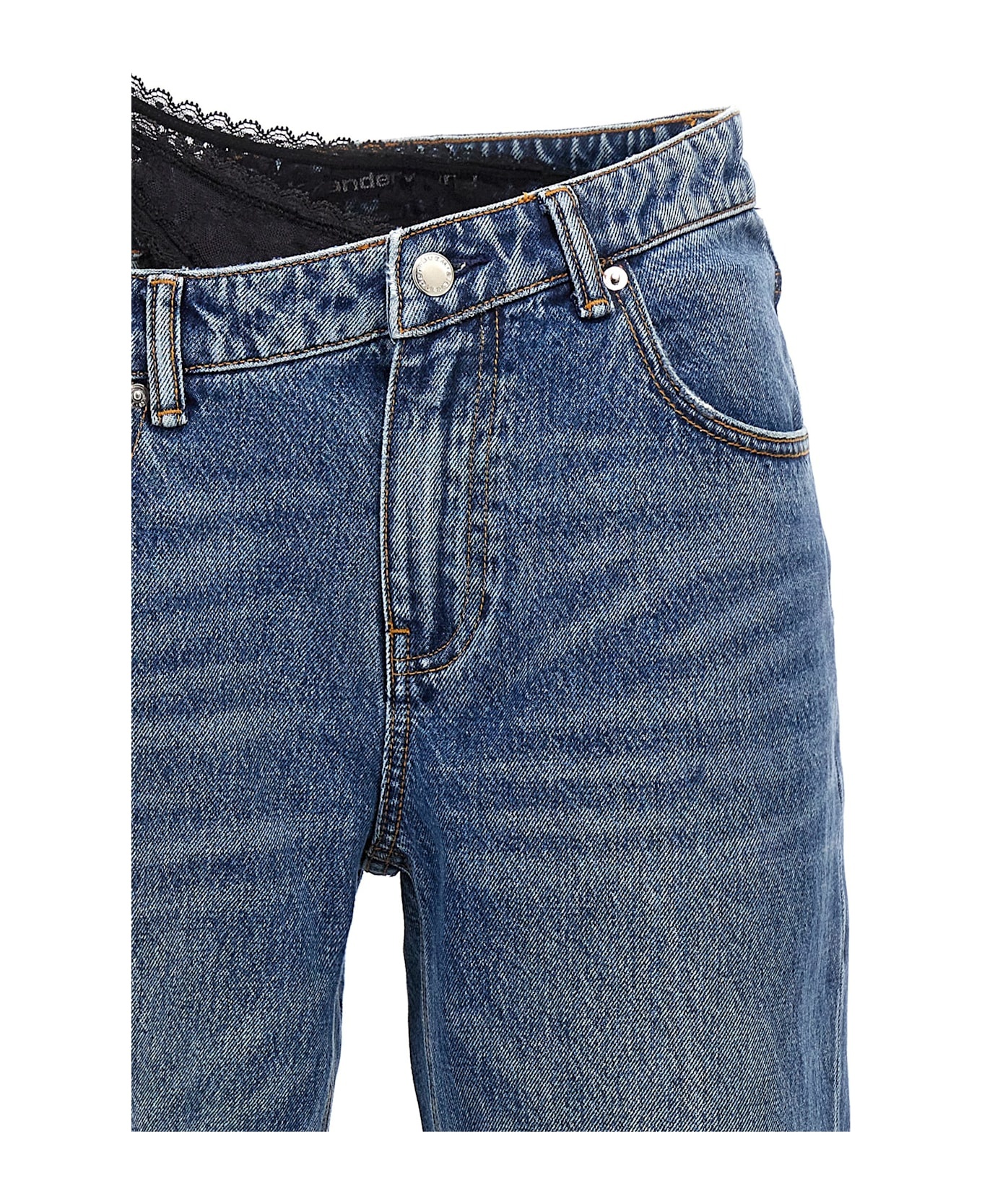 'dip Side Lace Undie' Jeans - 3