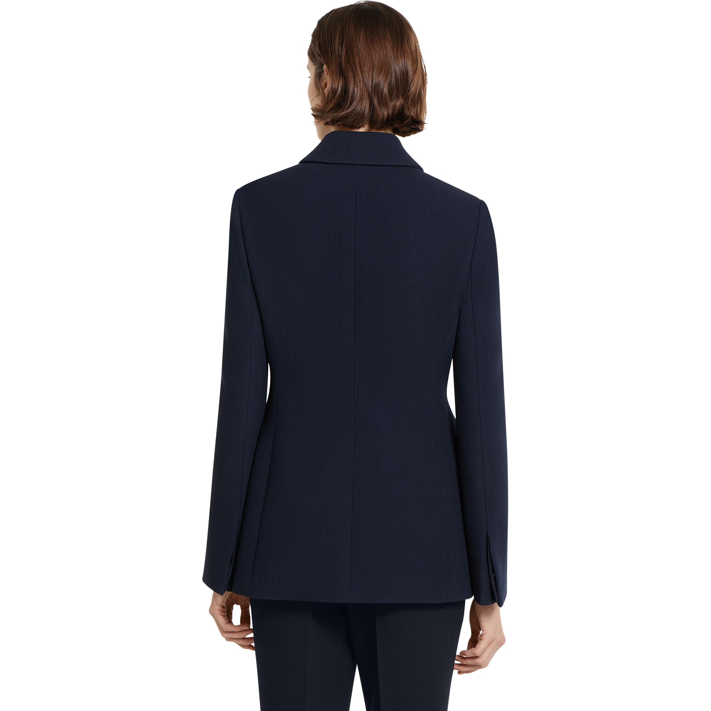 Light crêpe wool jacket - 4