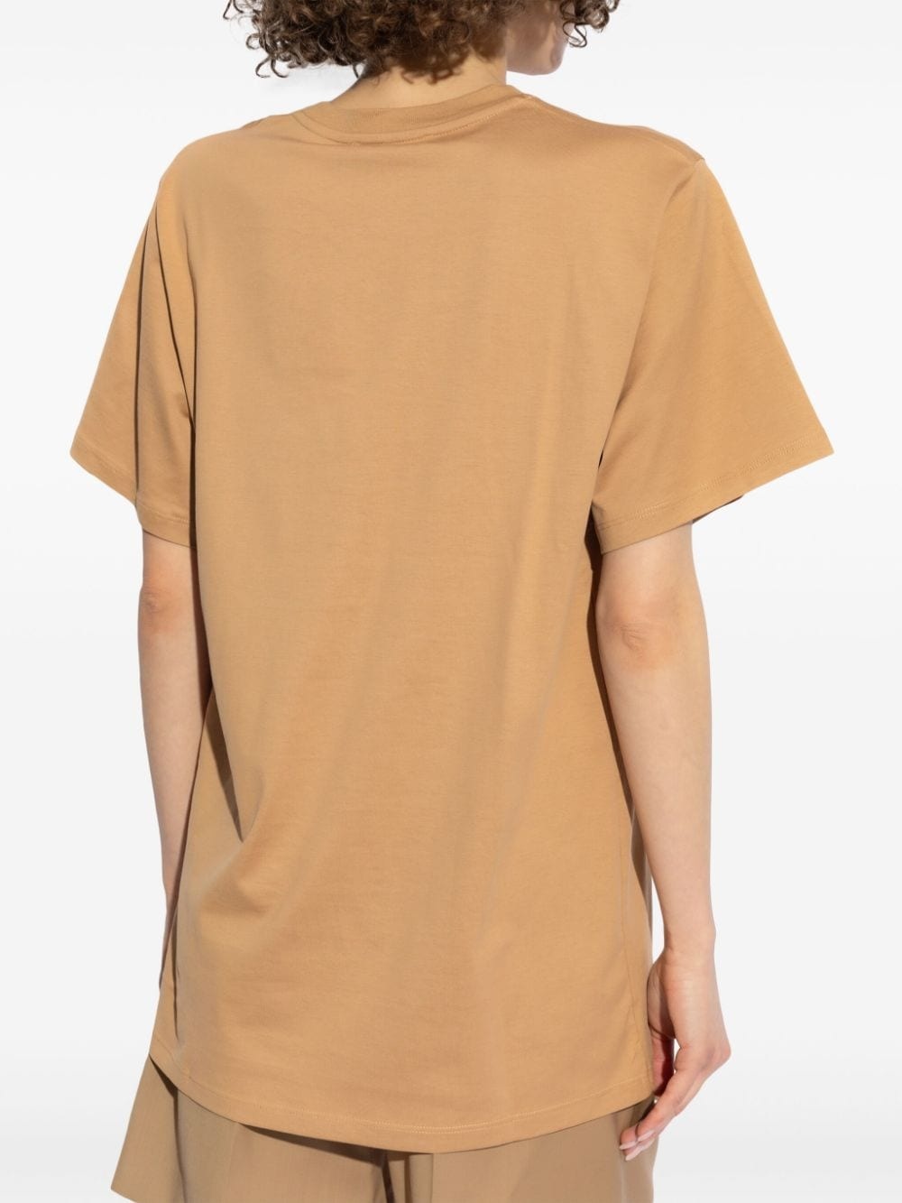 monogram-embroidered cotton T-shirt - 4