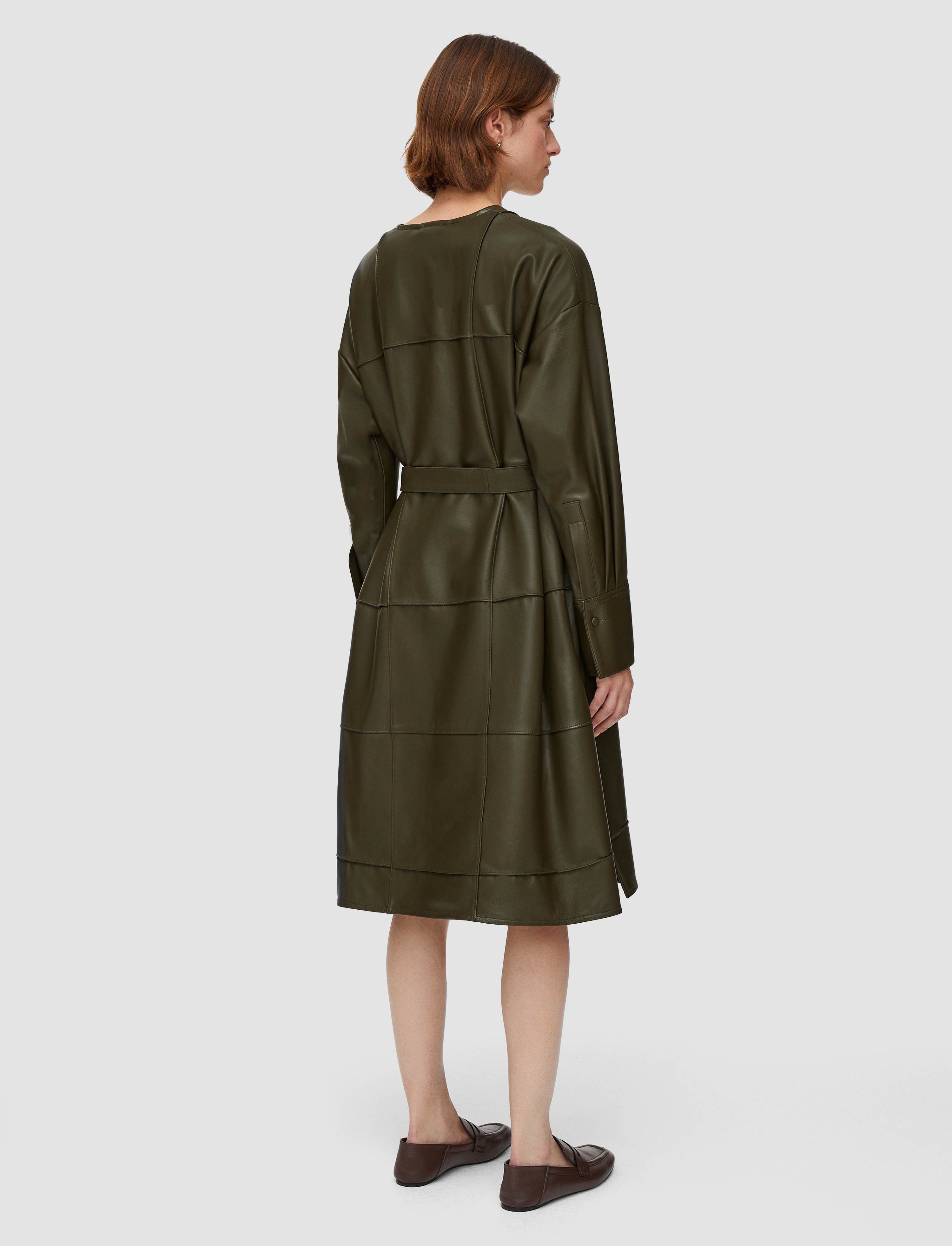 Grid Nappa Leather Matisse Dress - 3