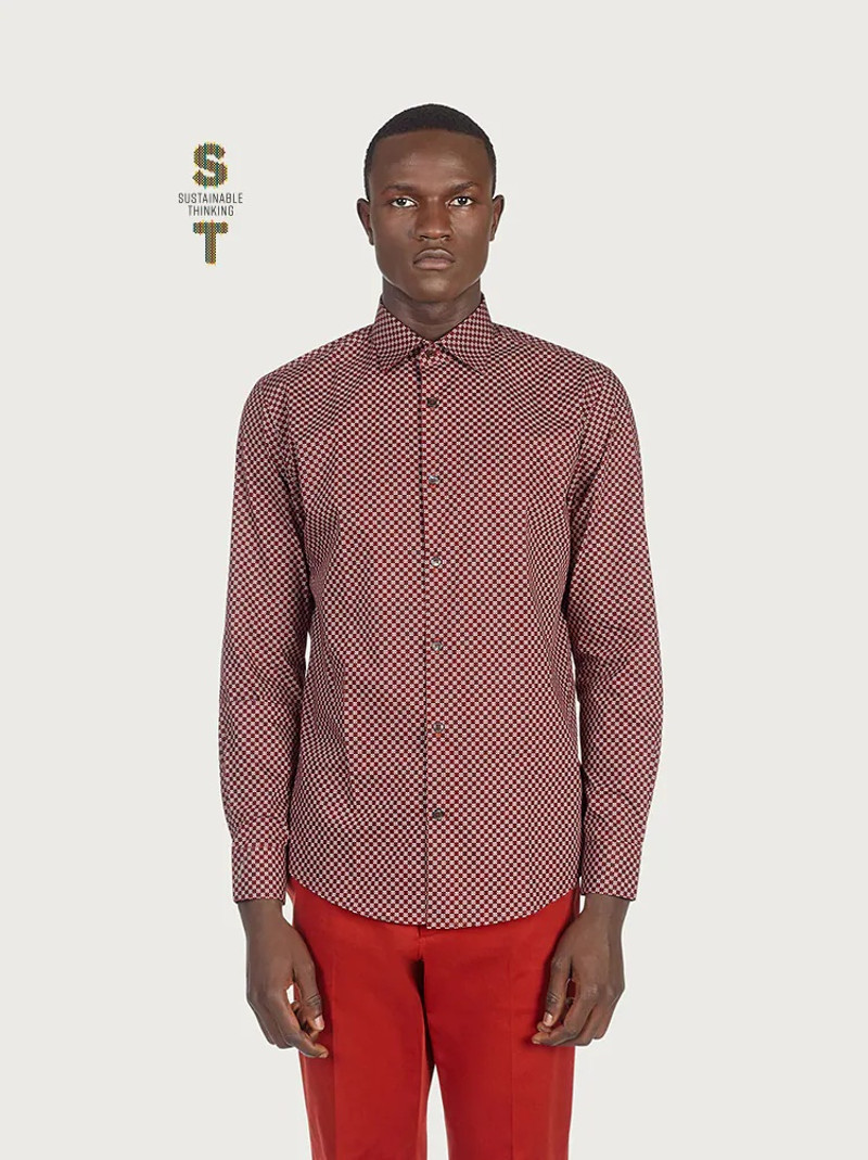 FERRAGAMO SHIRT WITH FOLIAGE PRINT outlook