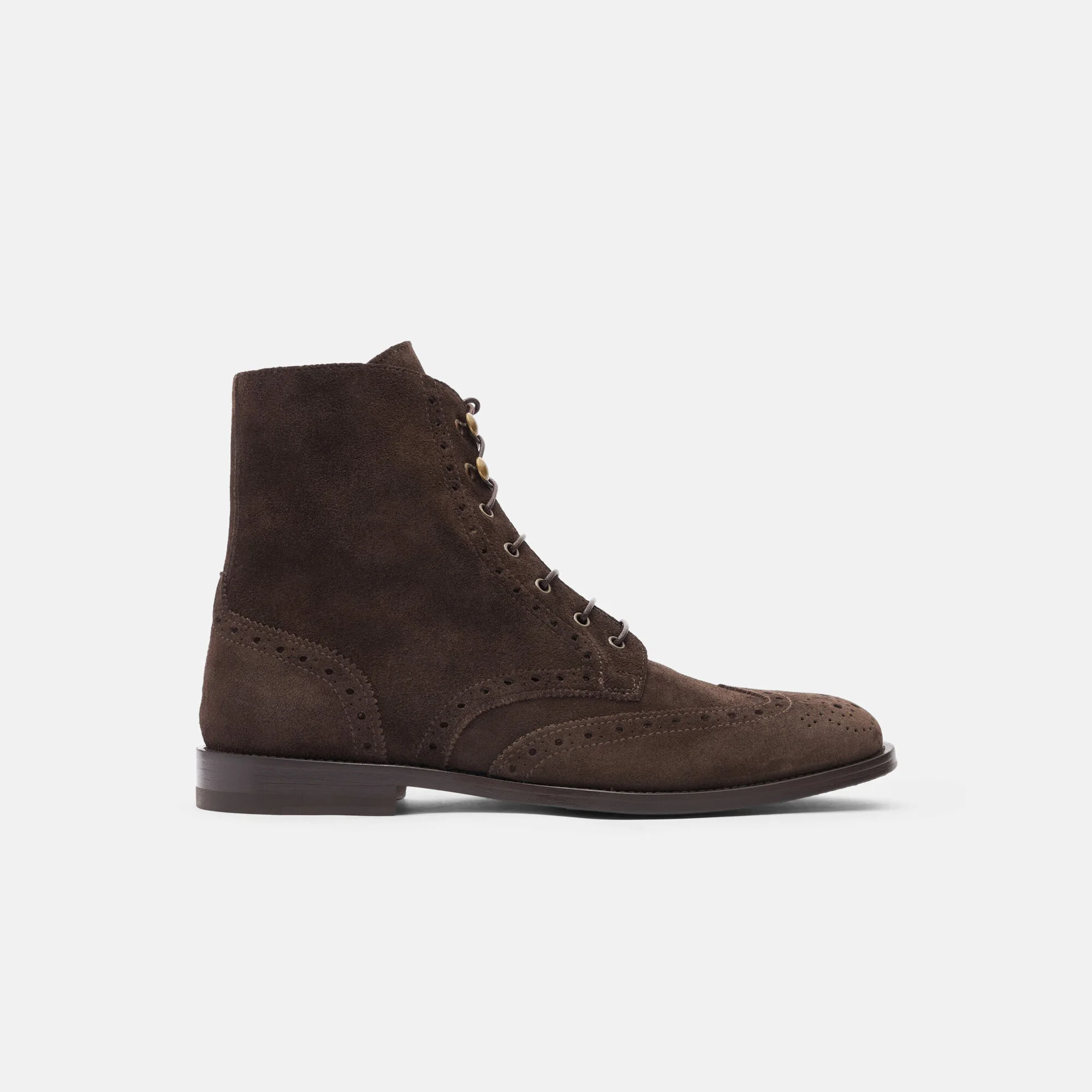 Stefania Brown Suede - 1