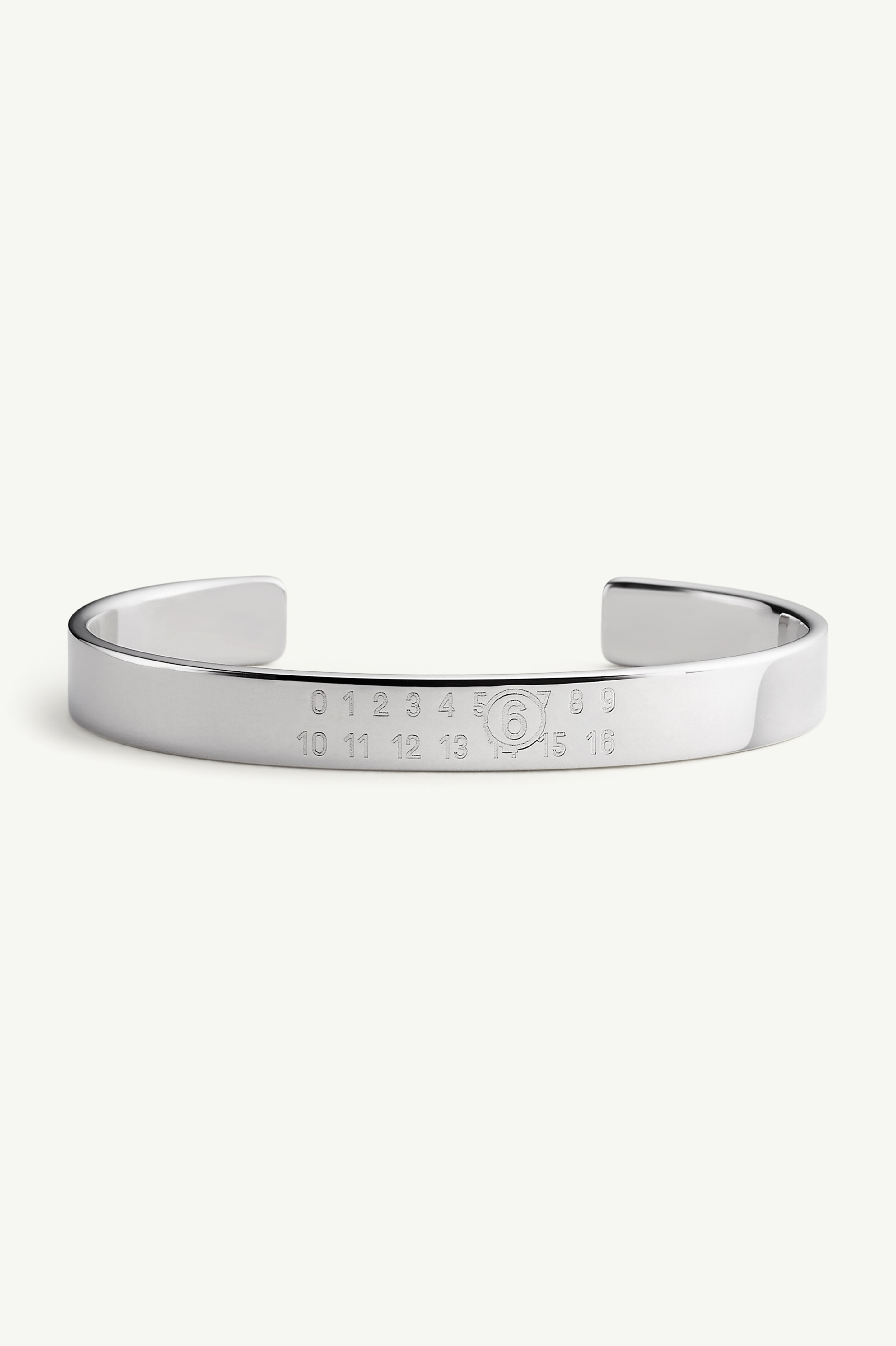 Numeric Minimal Signature Cuff Bracelet - 1