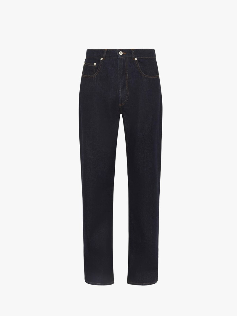 STRAIGHT LEG DENIM JEANS - 1