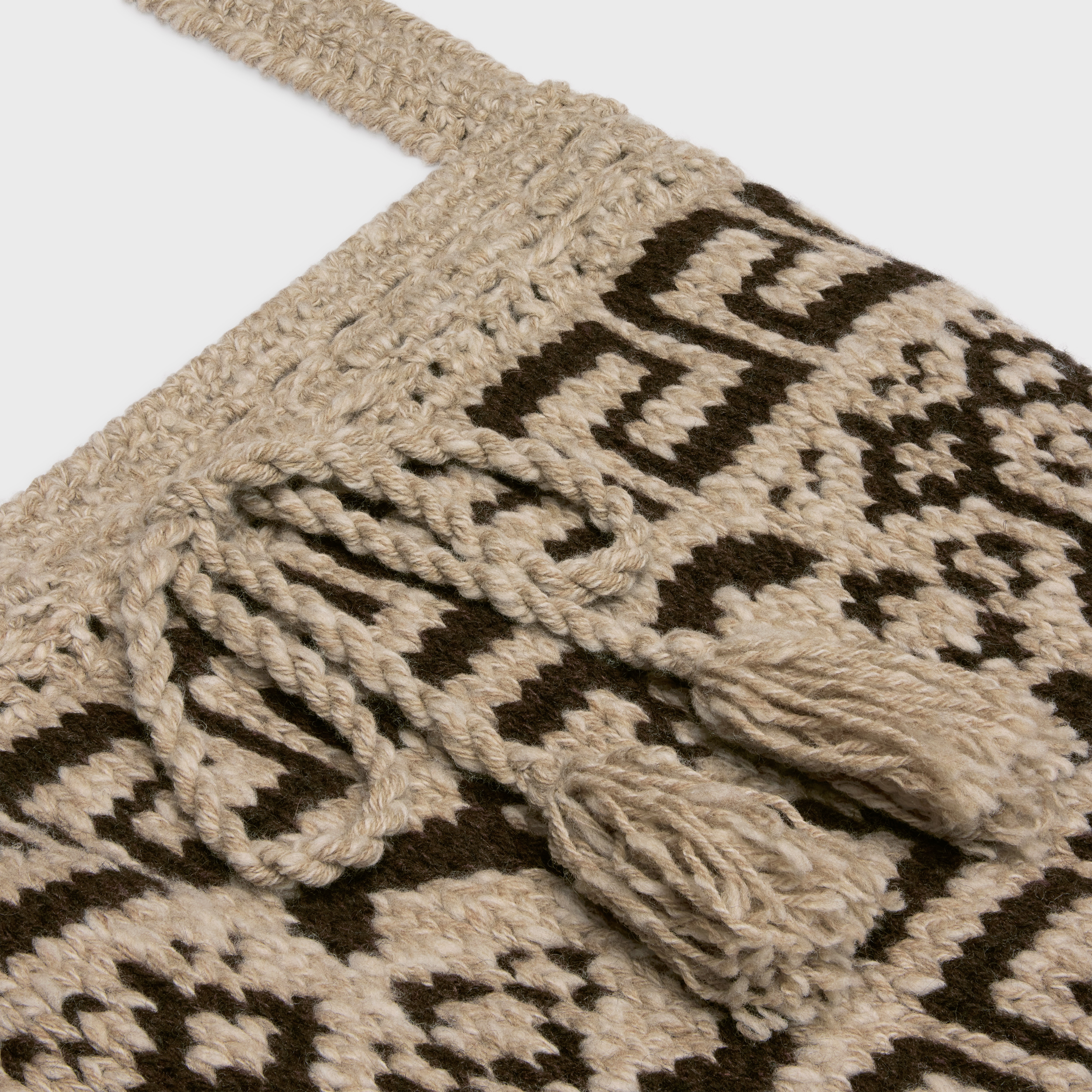 Bag in triomphe fair isle wool - 3