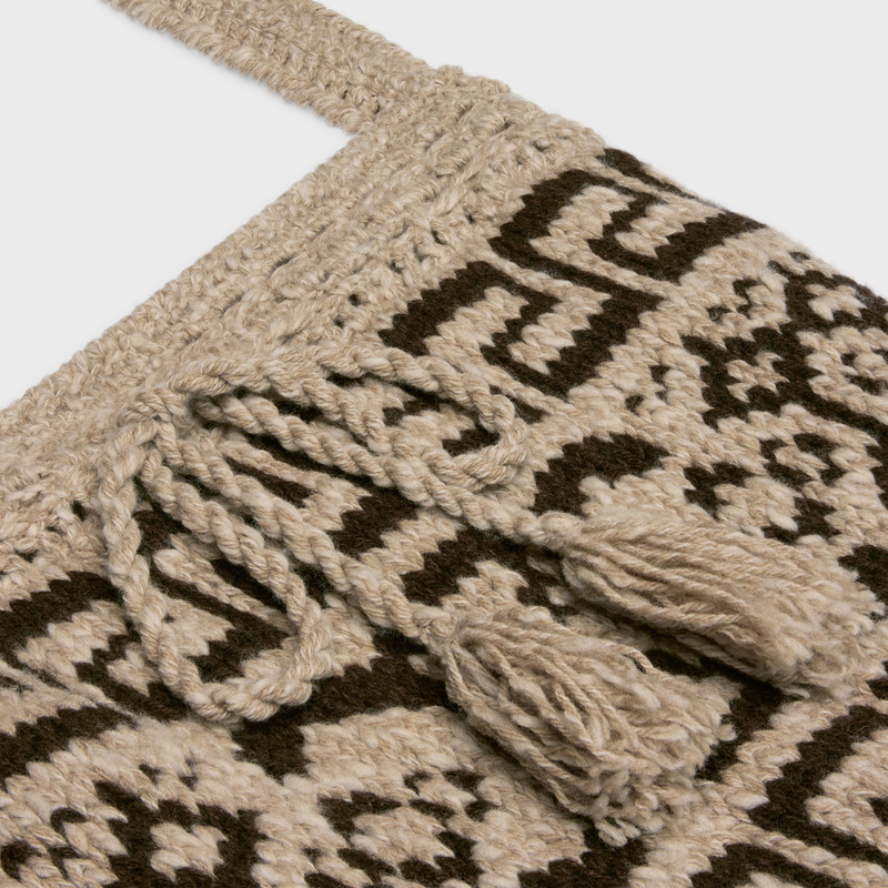 Bag in triomphe fair isle wool 3