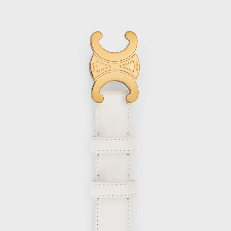 CELINE Medium Triomphe Belt in Taurillon Leather outlook