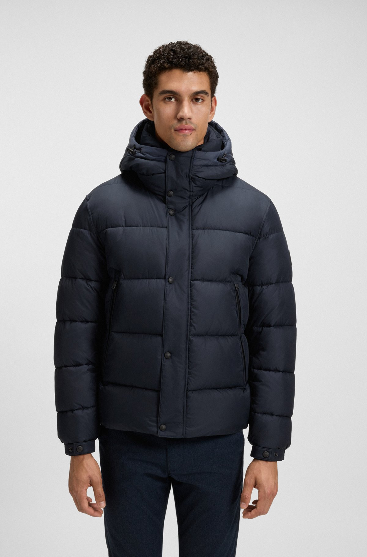 REGULAR-FIT JACKET IN WATER-REPELLENT FABRIC - 2