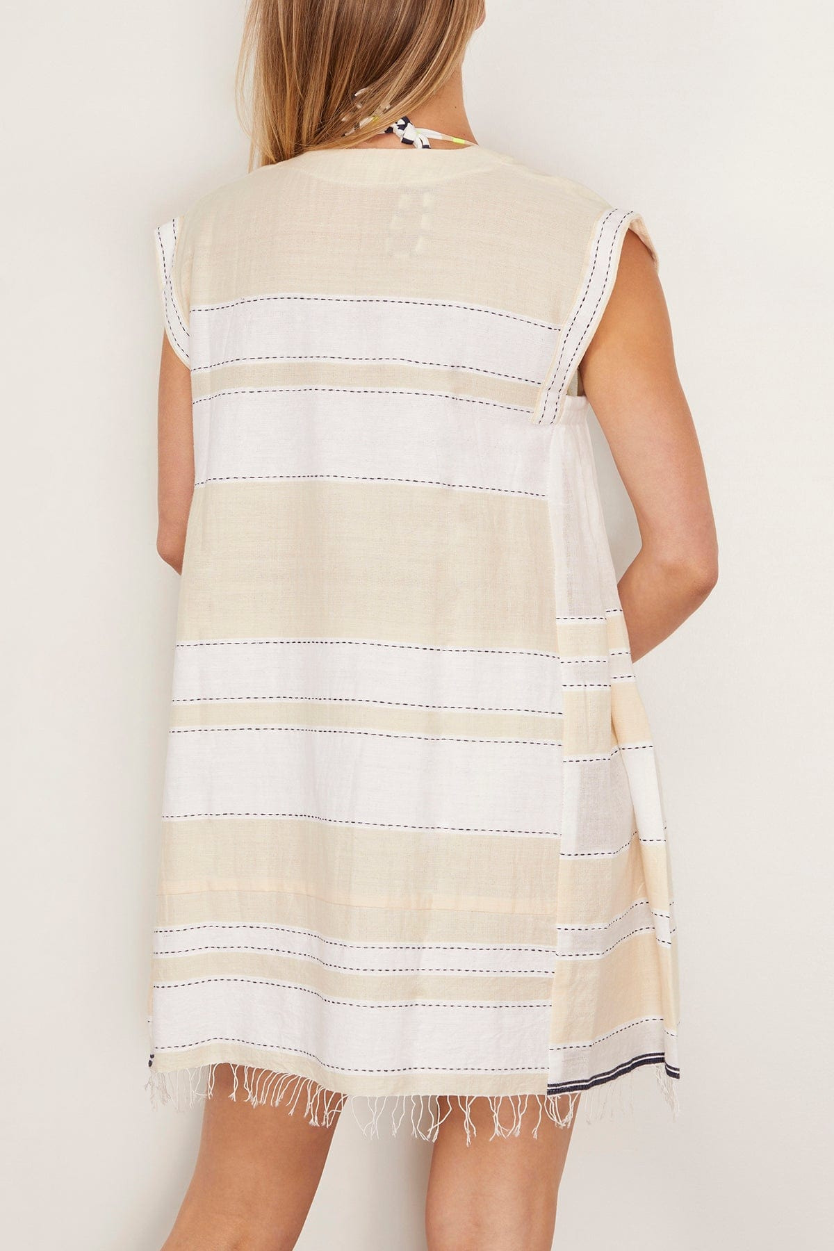 Elina Caftan in Debre Cream - 4