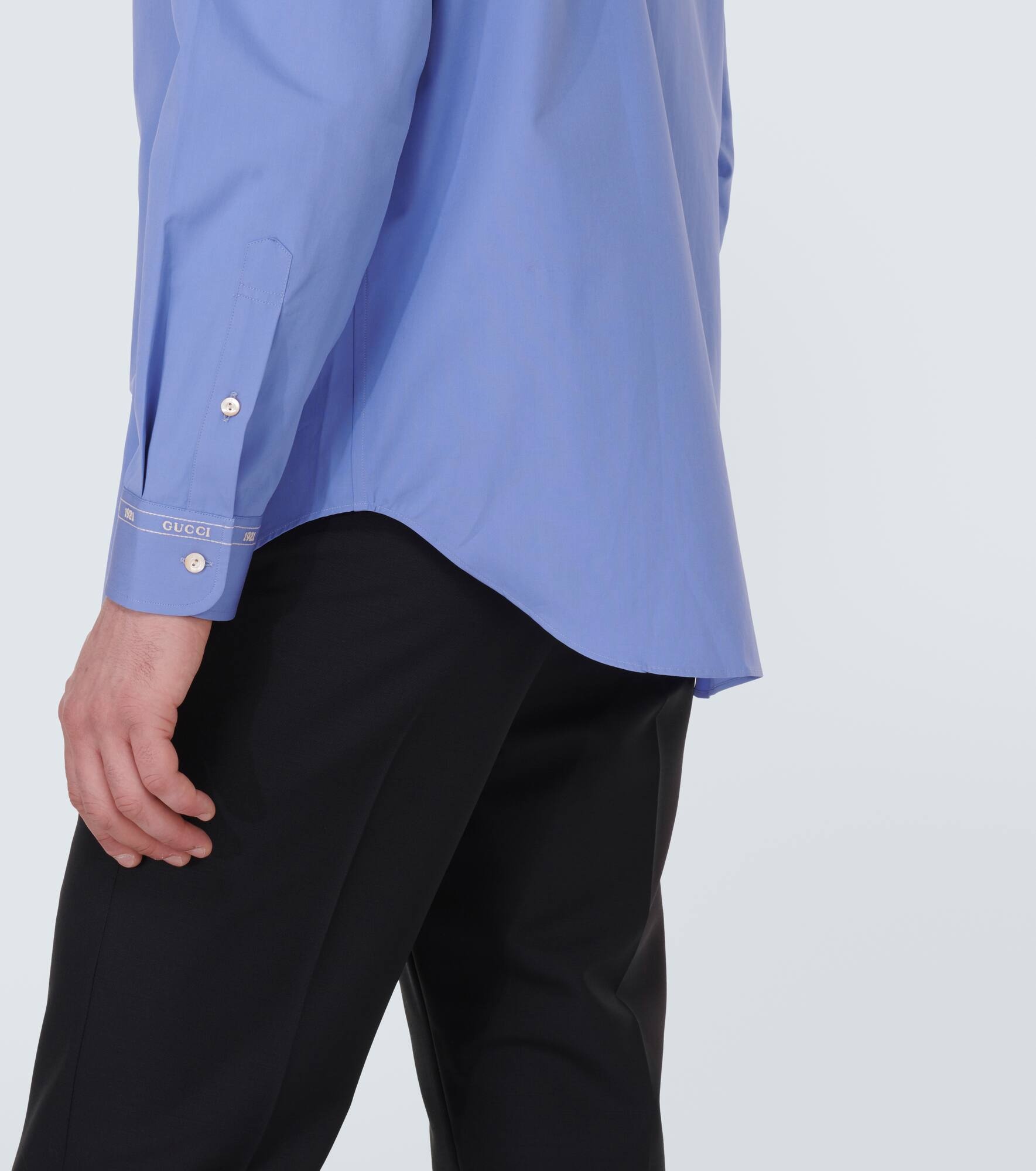 Cotton poplin shirt - 6