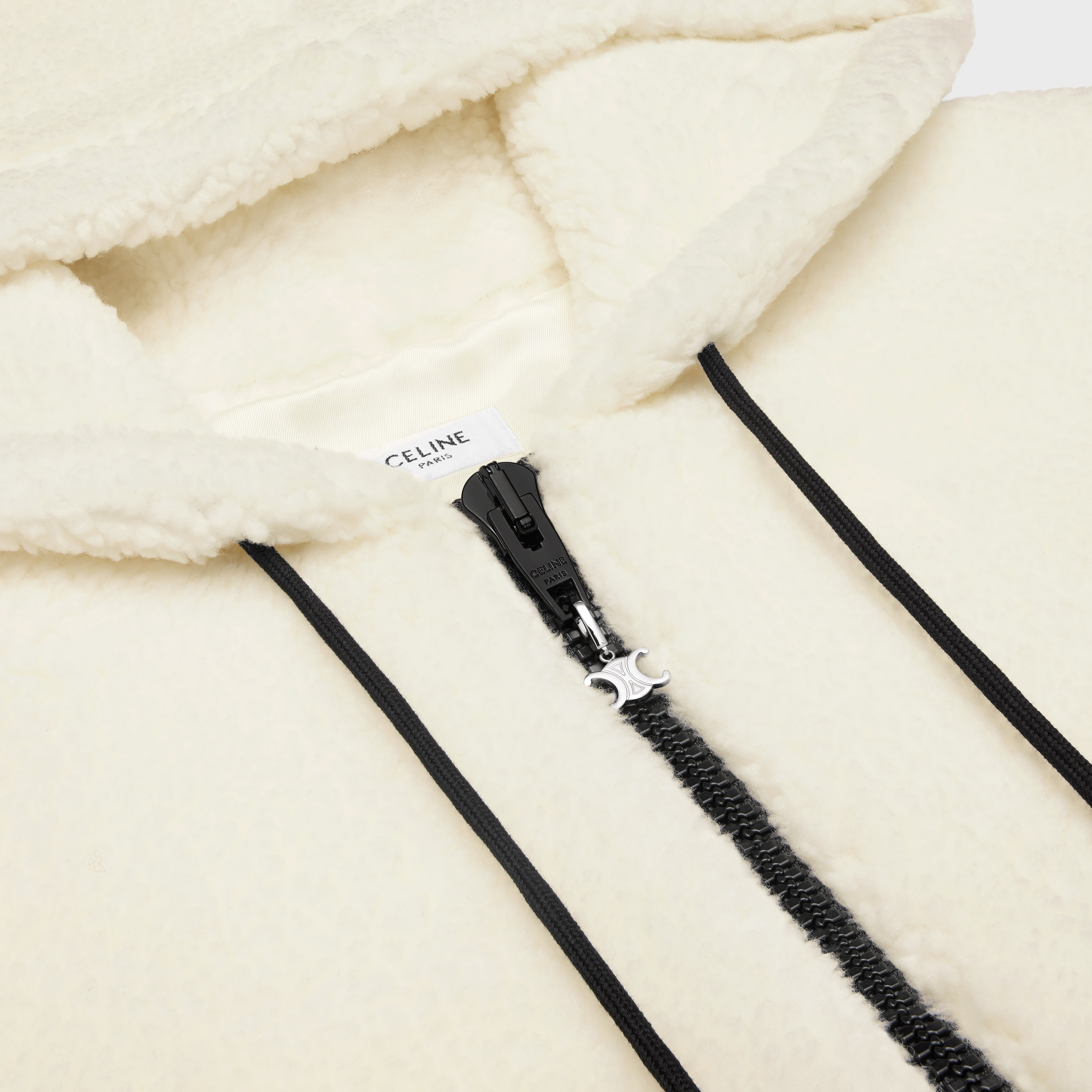 celine jacket in fleece - 3