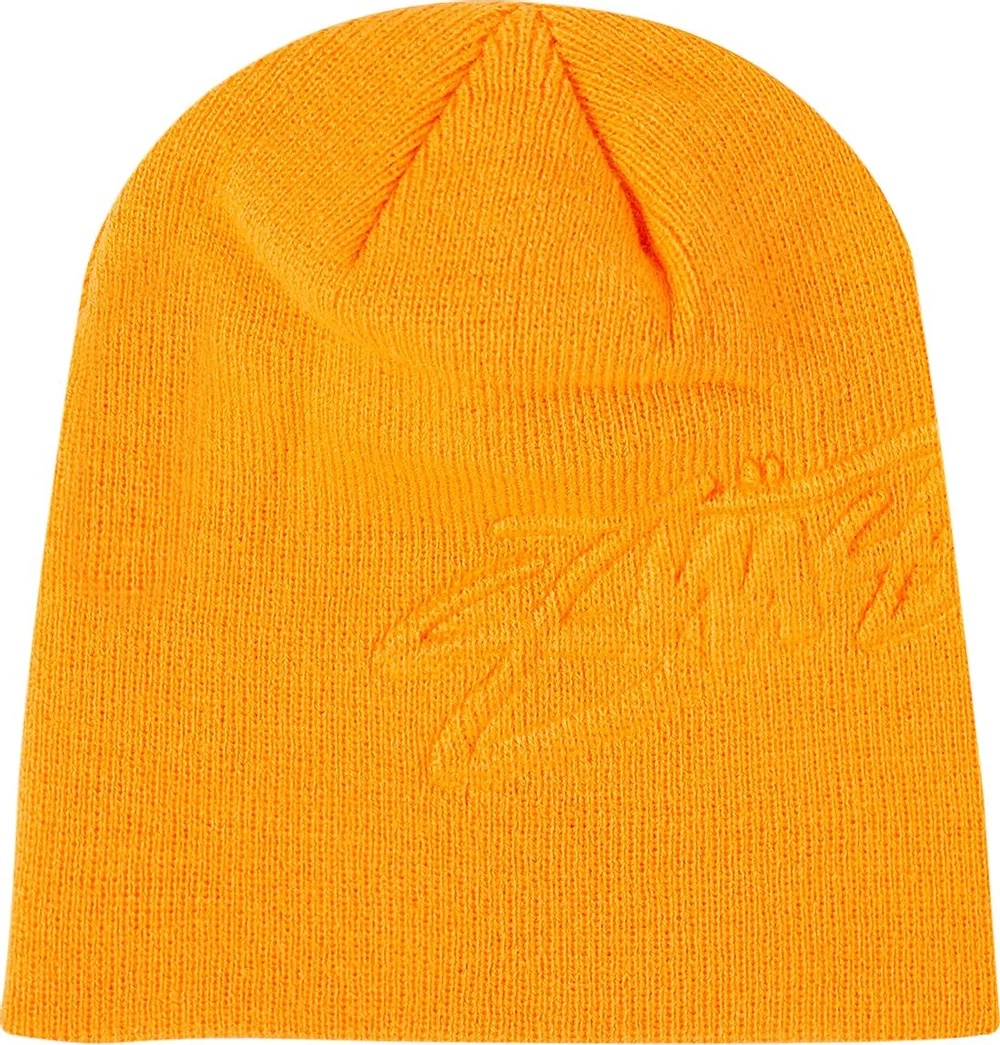 STUSSY Men Embossed Smooth Stock Skullcap - 1