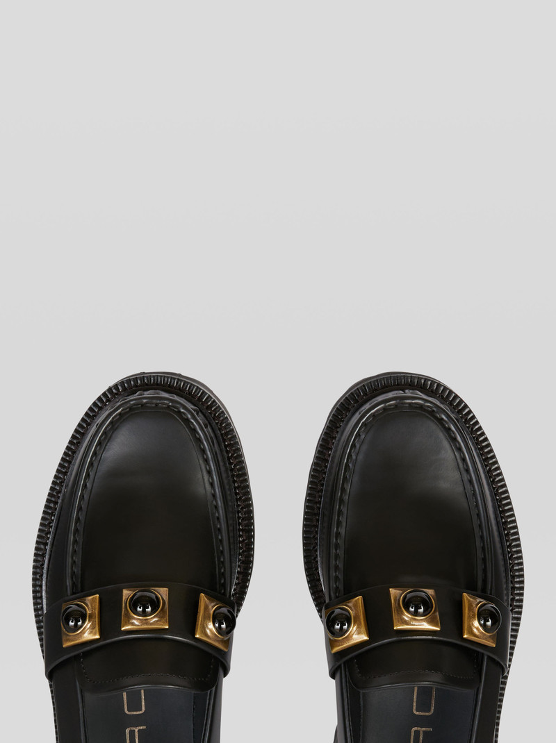 Etro CROWN ME LEATHER MOCCASINS outlook