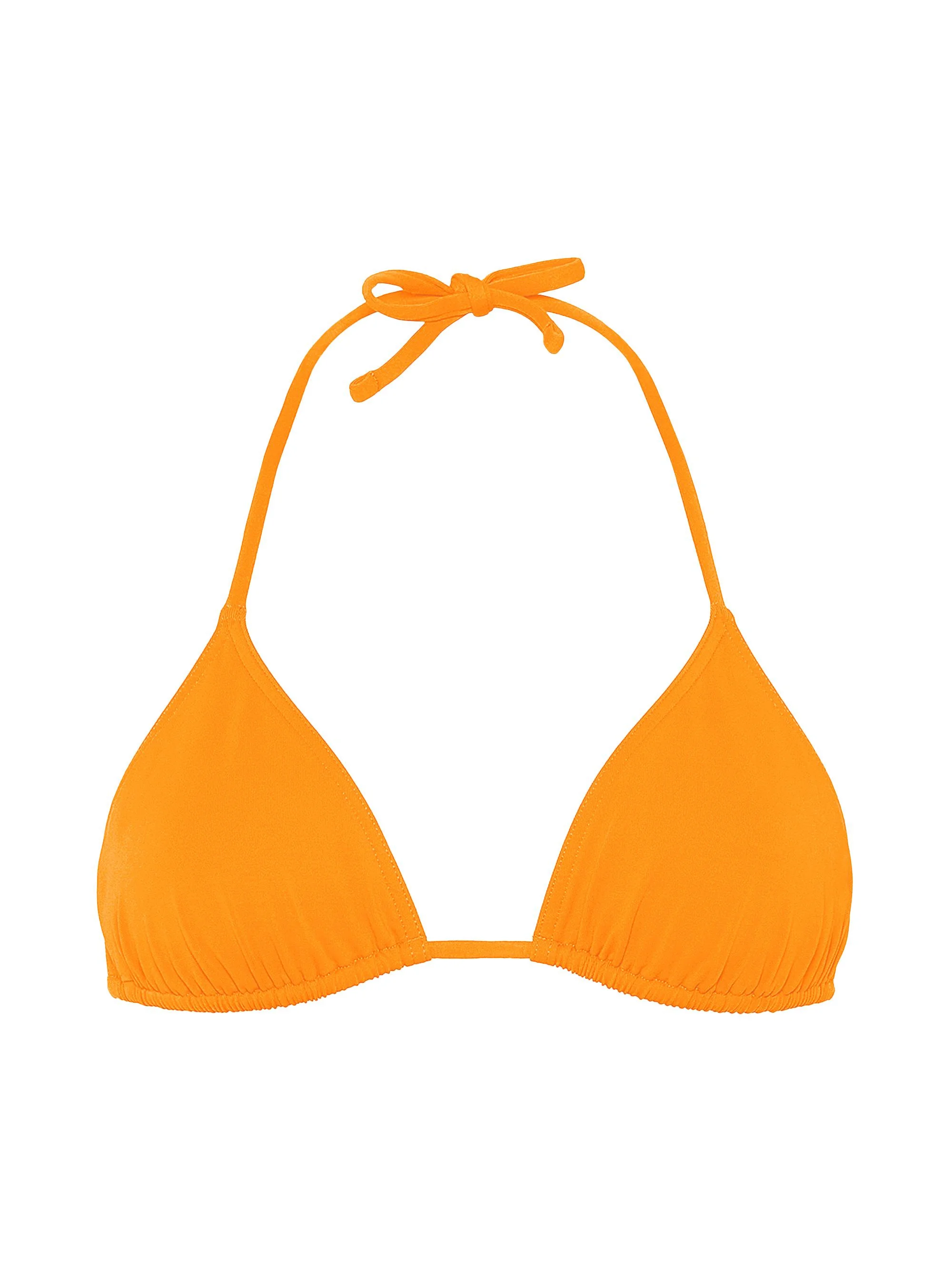 Women's Mouna Triangle Bikini Top - Kumquat - 1