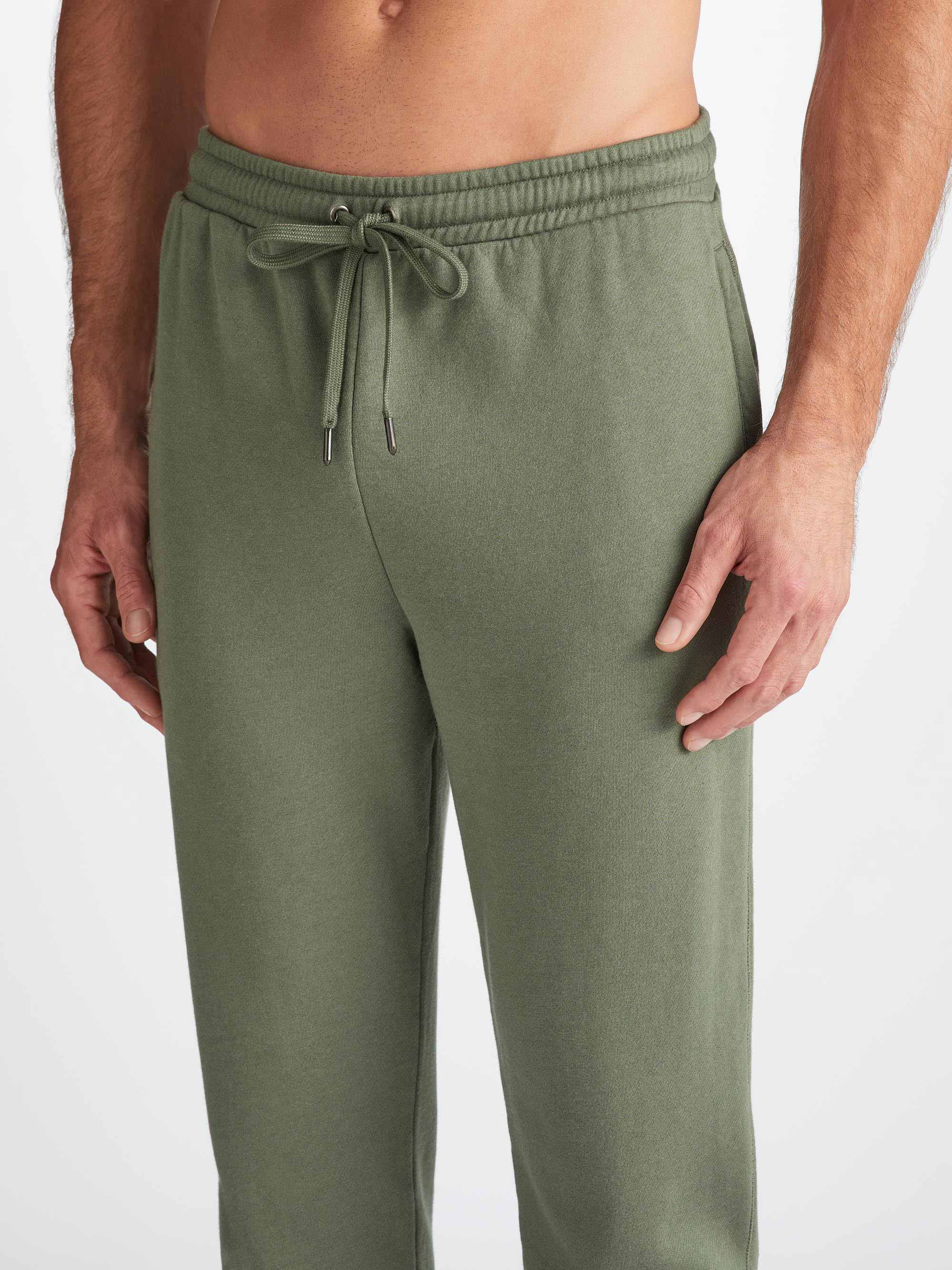 Men's Sweatpants Quinn Cotton Modal Green - 6