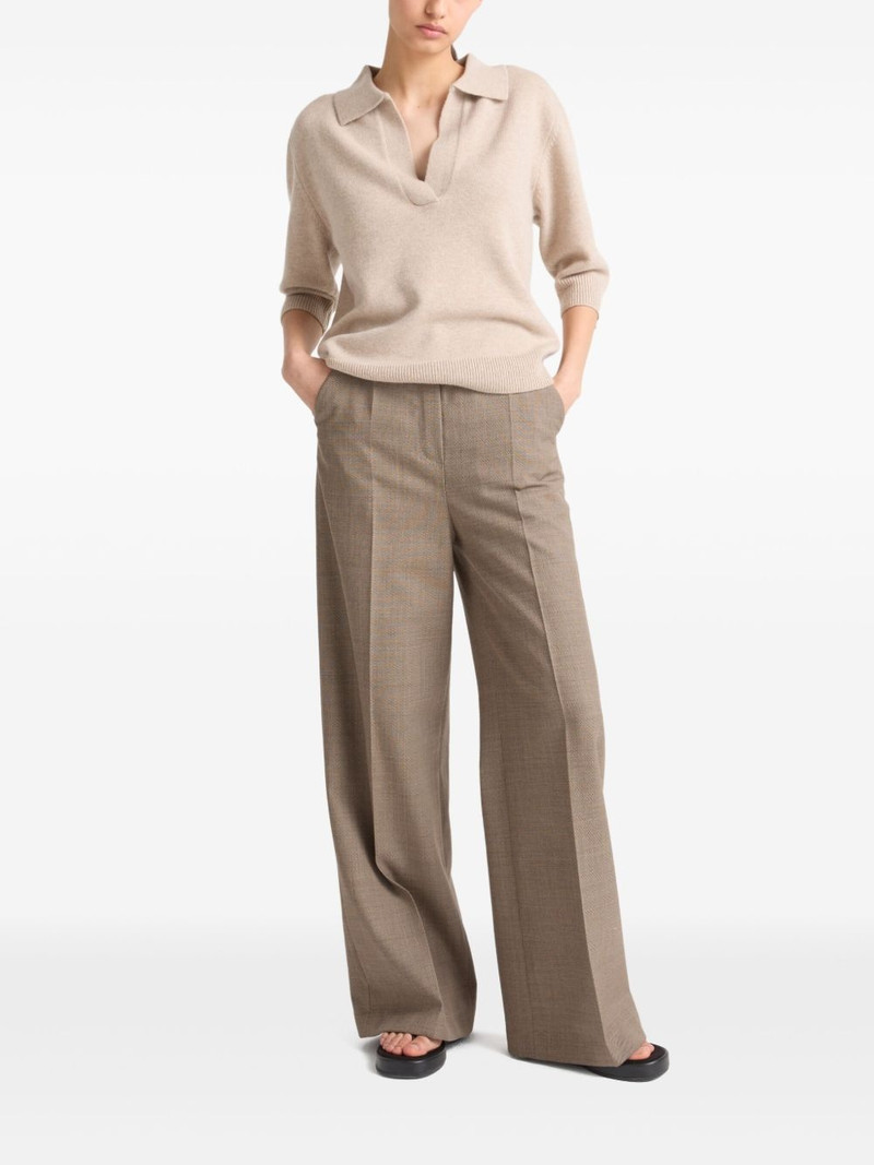 Yves Salomon knitted polo shirt outlook