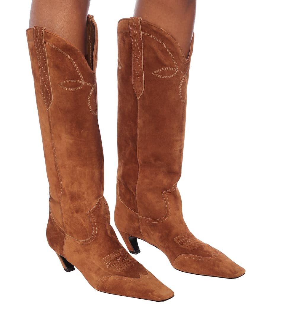 Dallas suede Western boots - 5