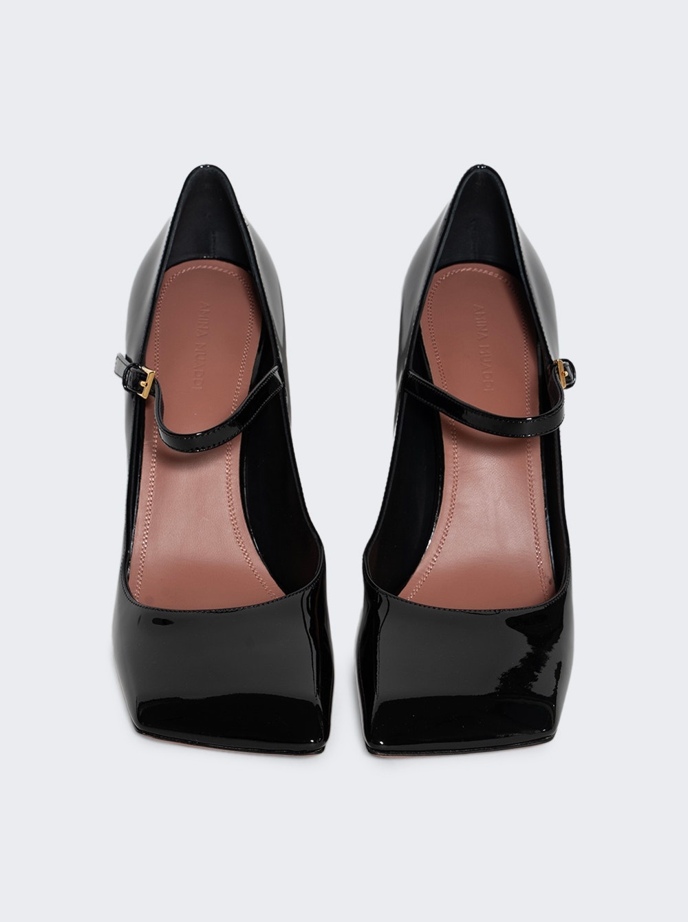 Charlotte Mary Jane Pumps Patent Black - 3