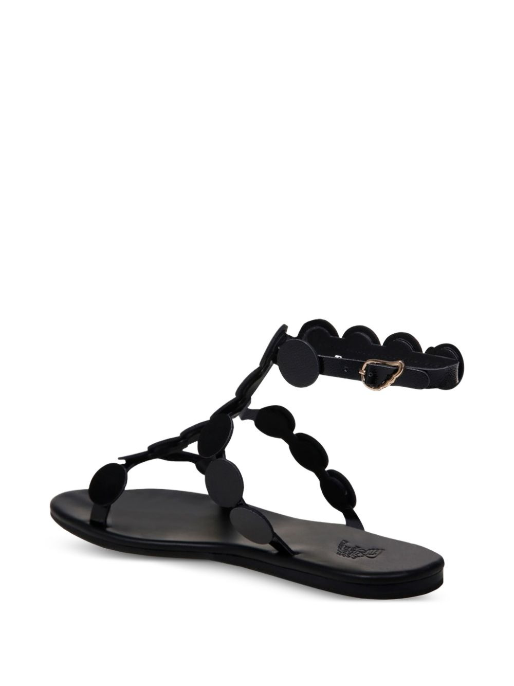 Triton circle-embellished flat sandals - 3