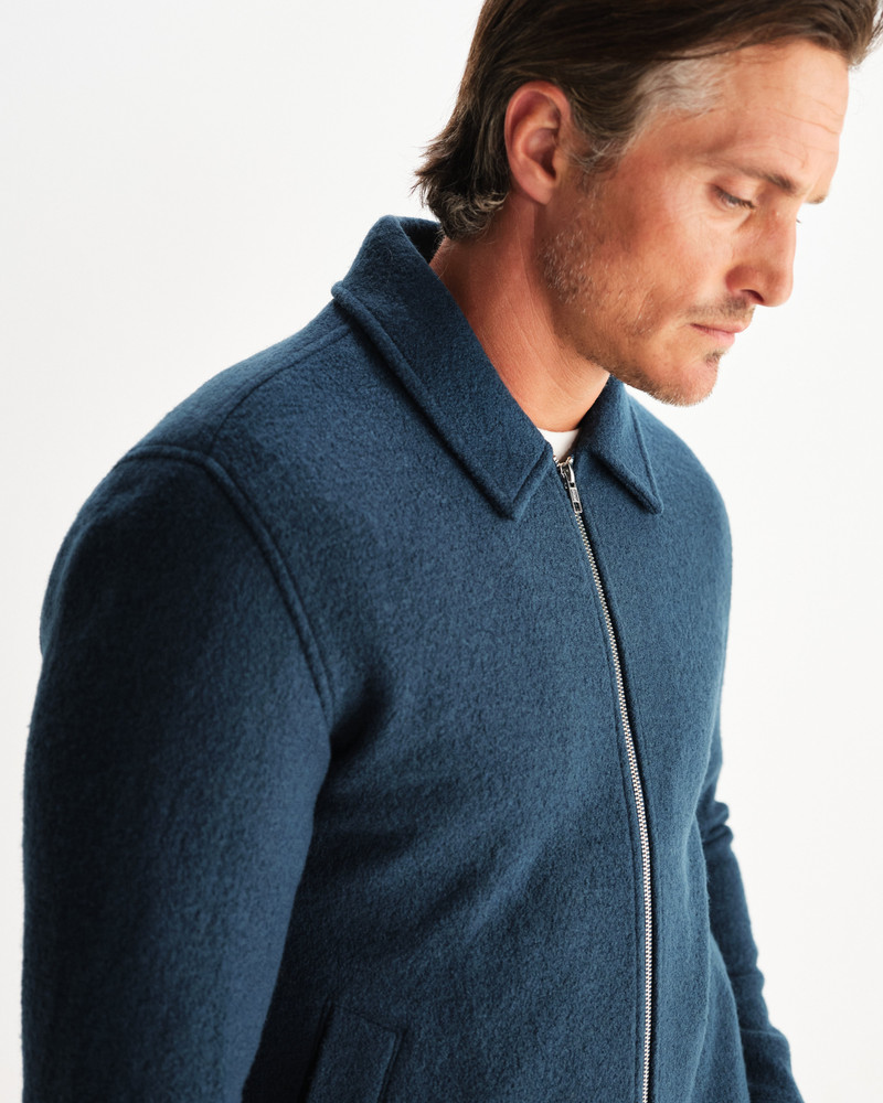 Eldon - Teal Boiled Wool Jacket 3