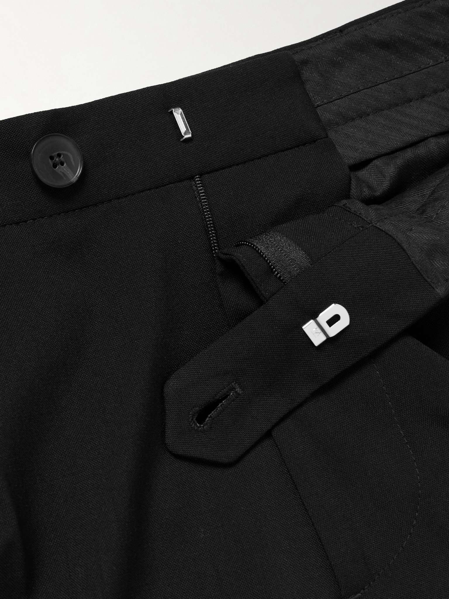 Straight-Leg Pleated Wool-Twill Suit Trousers - 6