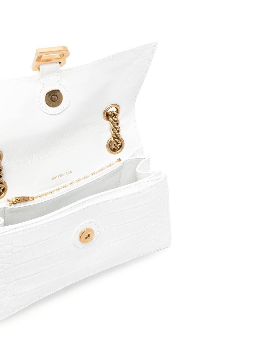 Crush crocodile-embossed crossbody bag - 6