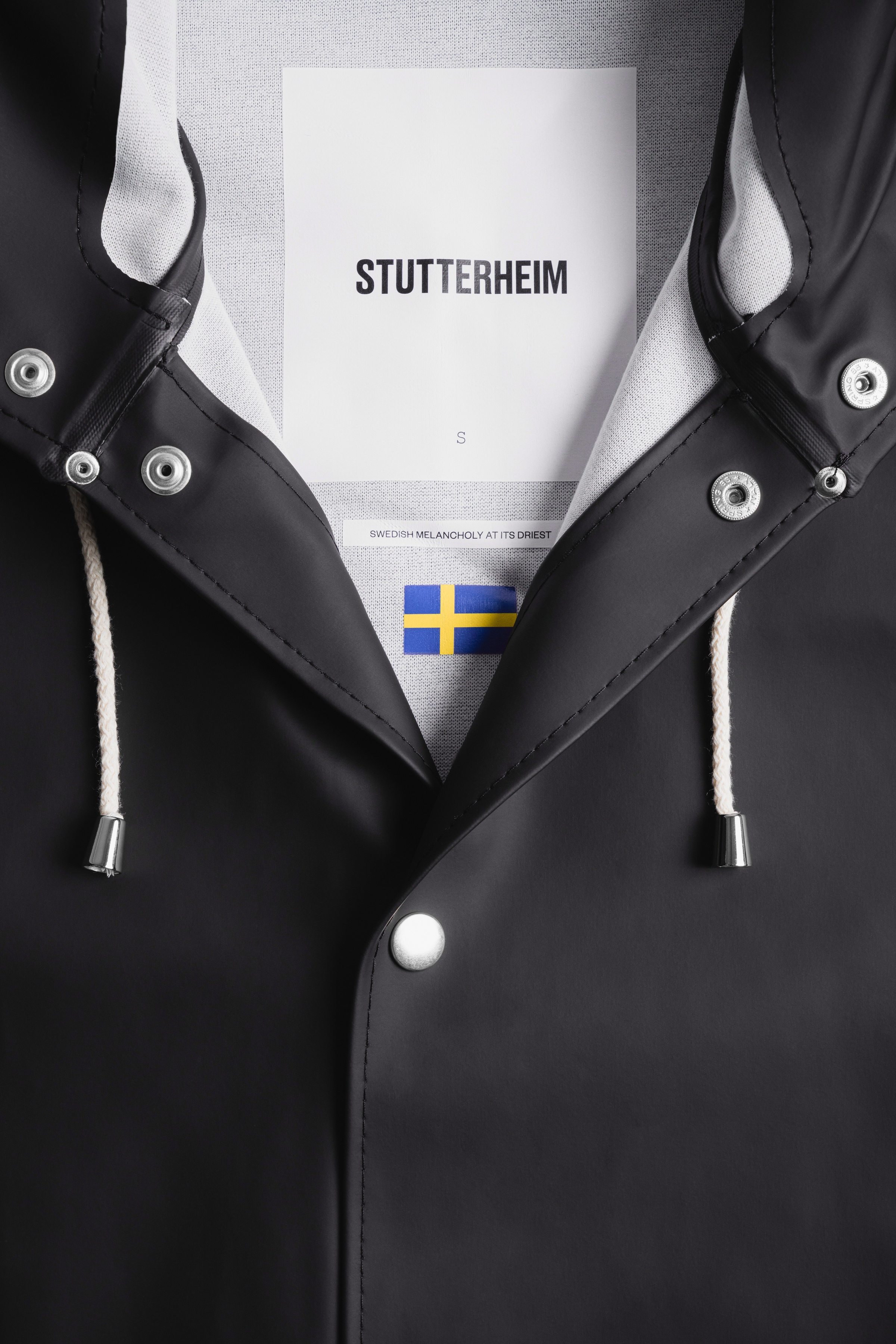 Stockholm Raincoat Black - 8