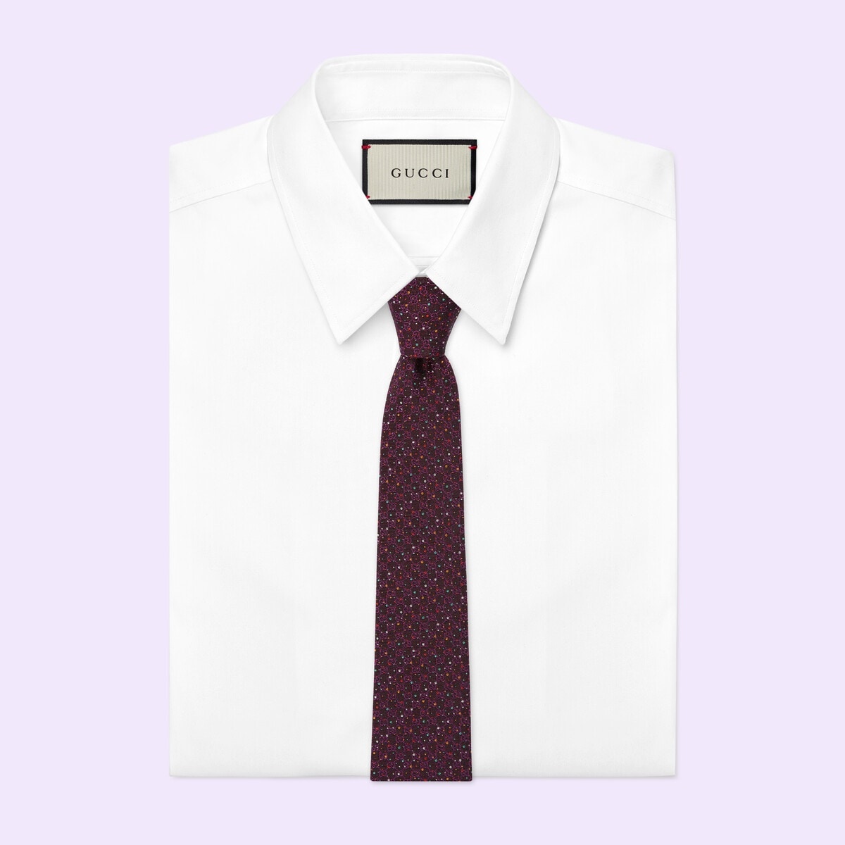 GG dots silk jacquard tie - 2