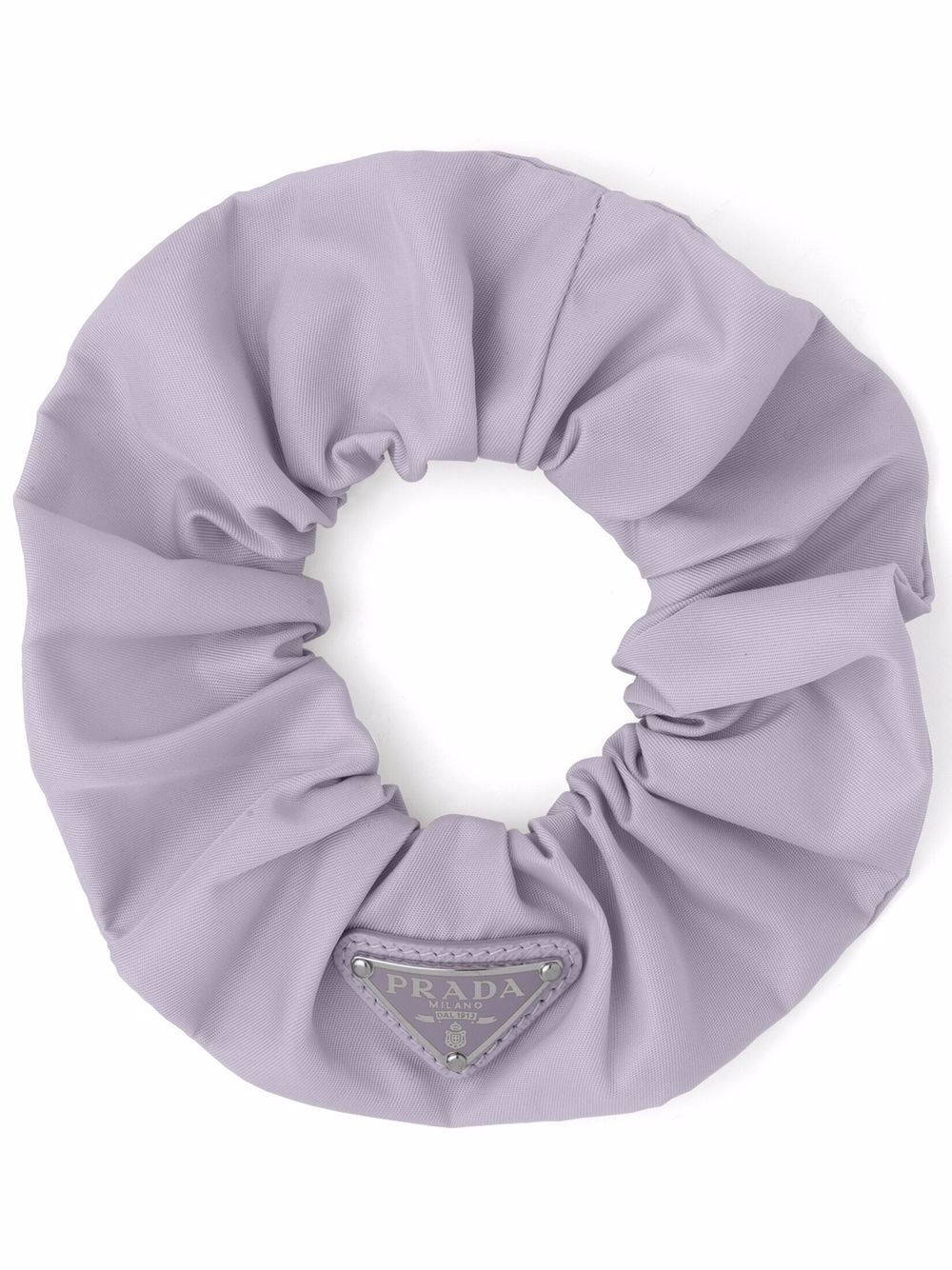 Re-Nylon triangle-logo scrunchie - 1