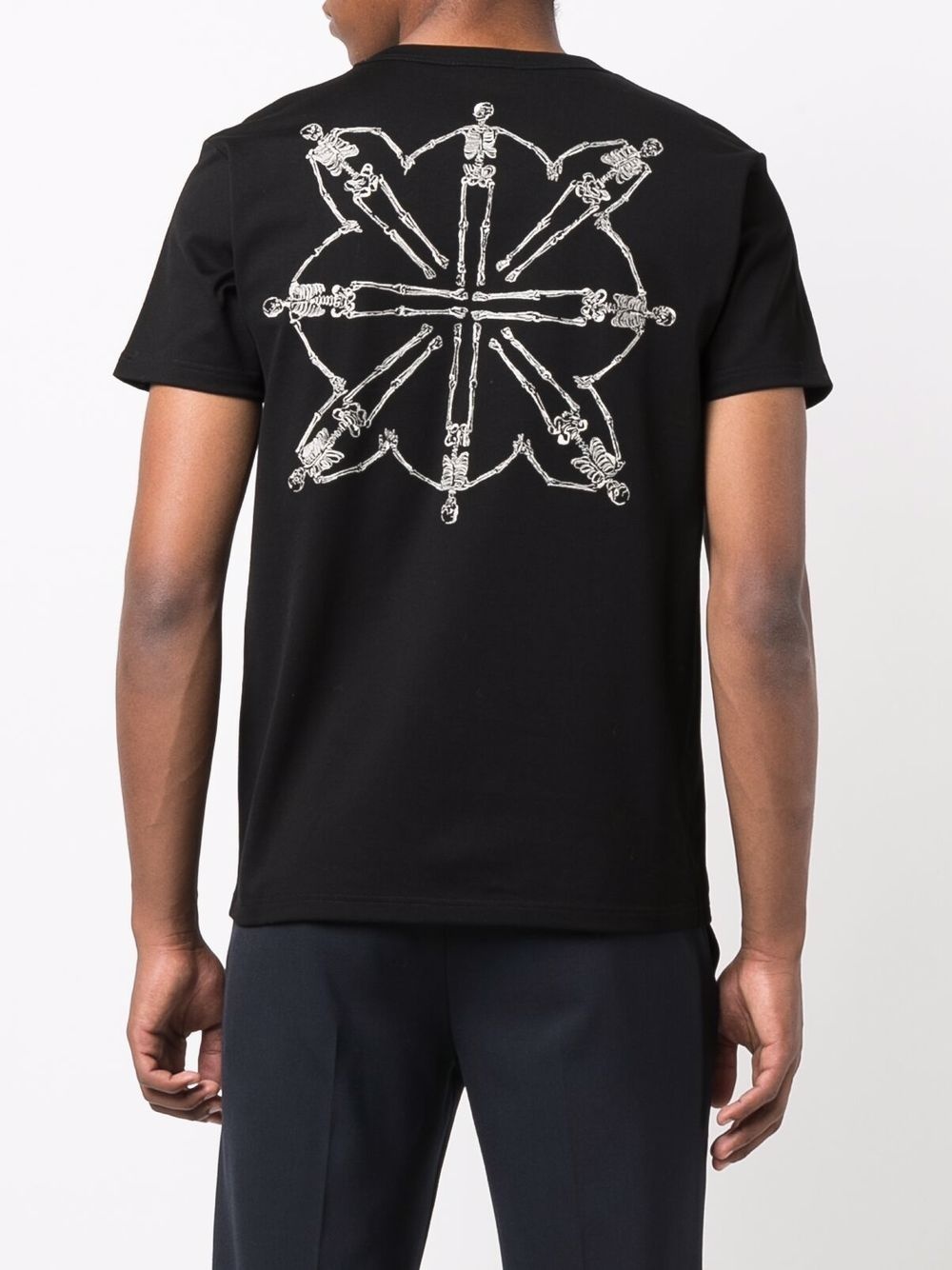 skull logo-embroidered short-sleeve T-shirt - 4