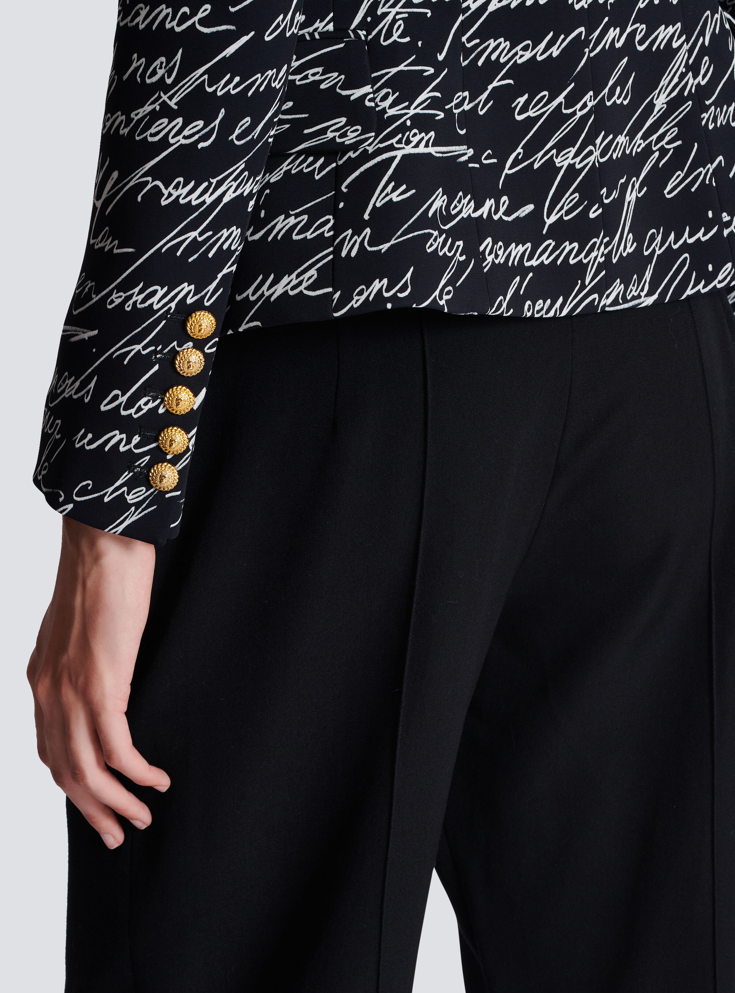 Balmain XN1UK686LVIT0PA 関税送料込 Balmain Leather Double-Breasted Blazer | Saks Fifth Avenue
