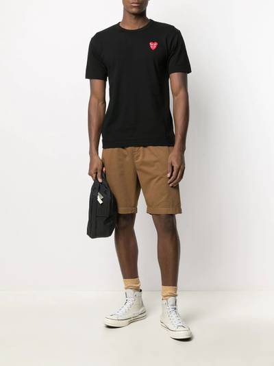 Comme des Garçons PLAY heart-embroidered crew-neck T-shirt outlook