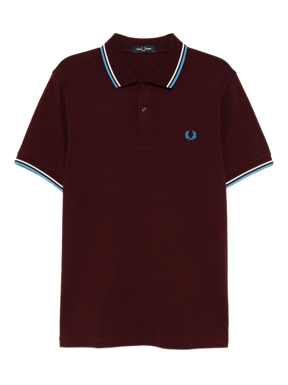 logo-embroidered polo shirt - 1