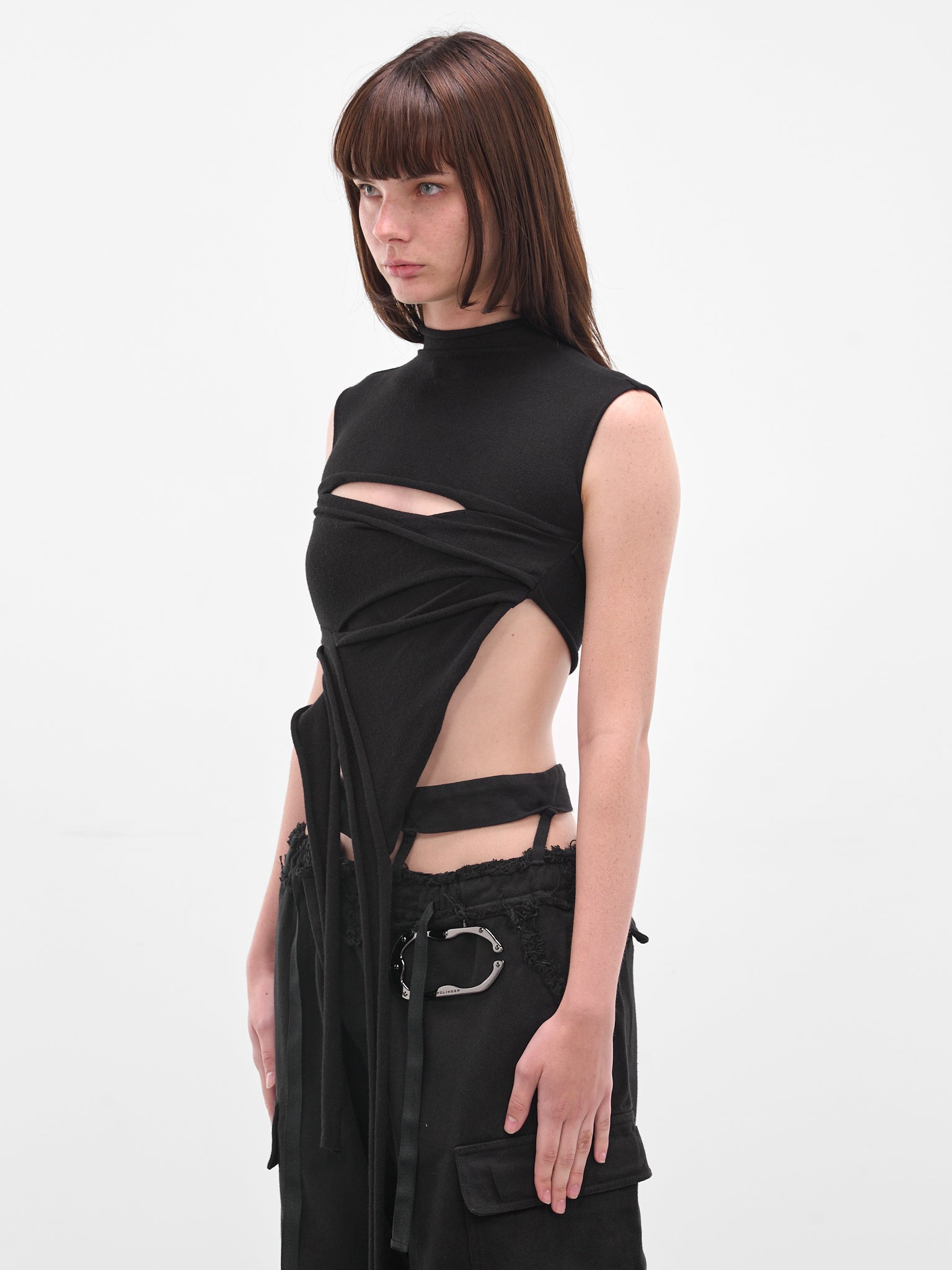 Black Cut-Out Deconstructed Tank - 2