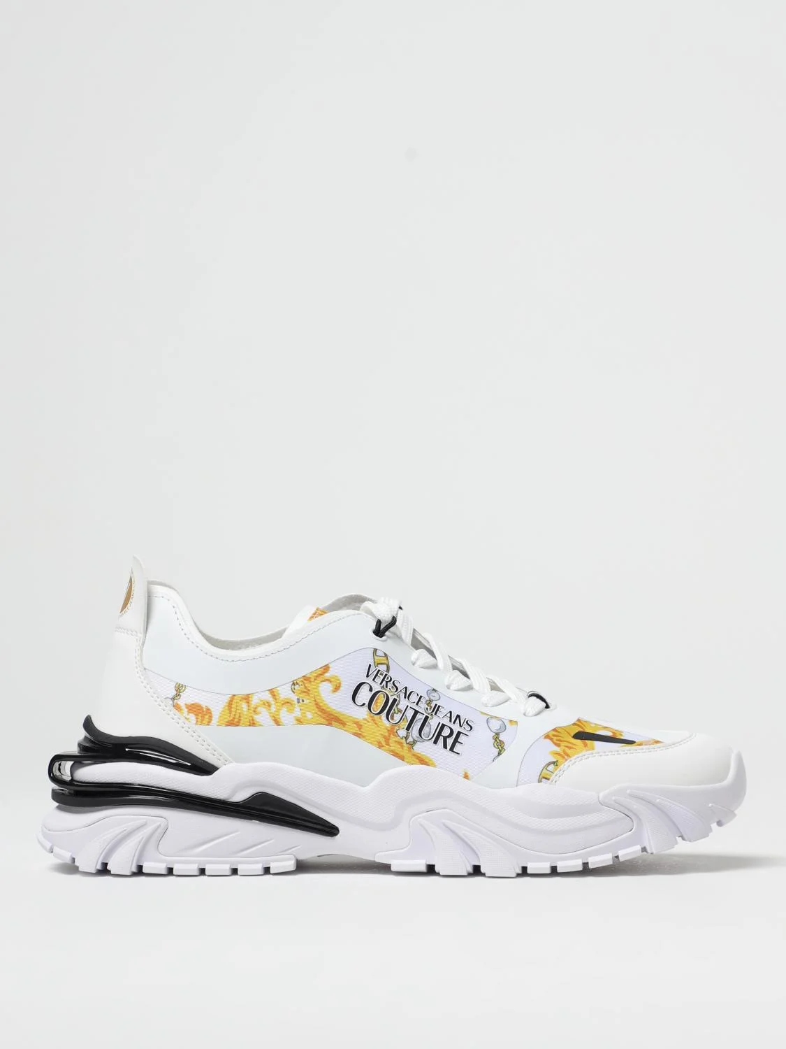 Versace Jeans Couture Baroque sneakers in nylon and synthetic leather - 1