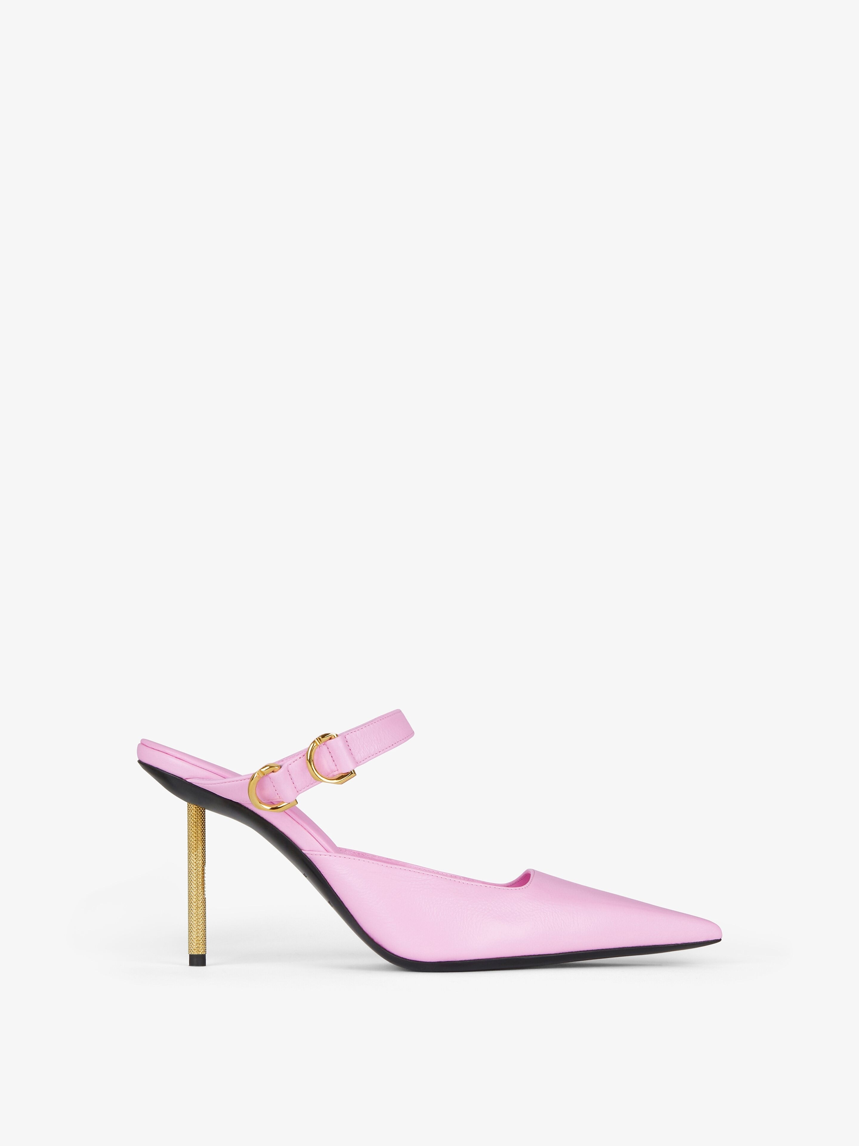 VOYOU SLINGBACKS IN LEATHER - 1