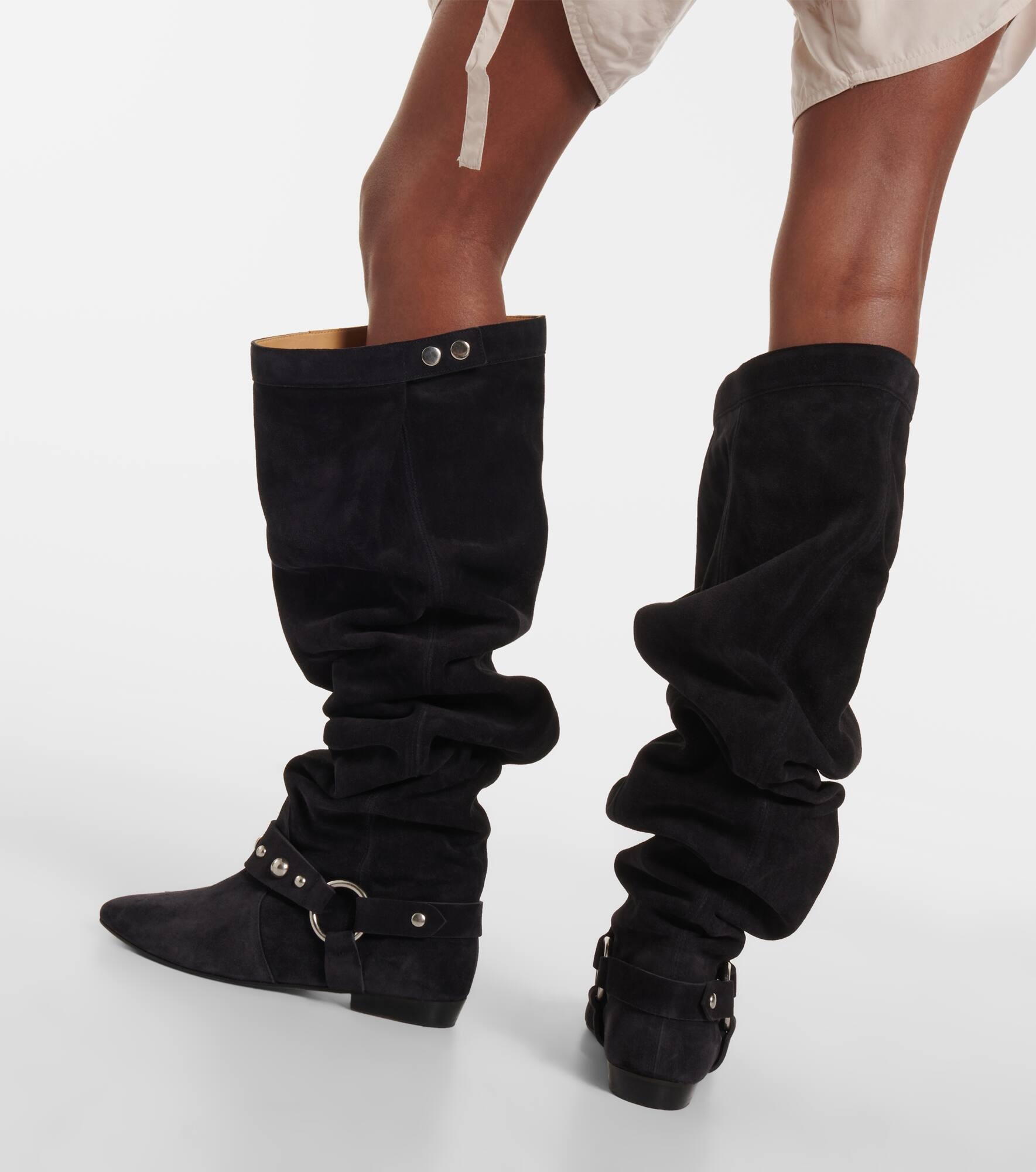 Selize suede knee-high boots - 7